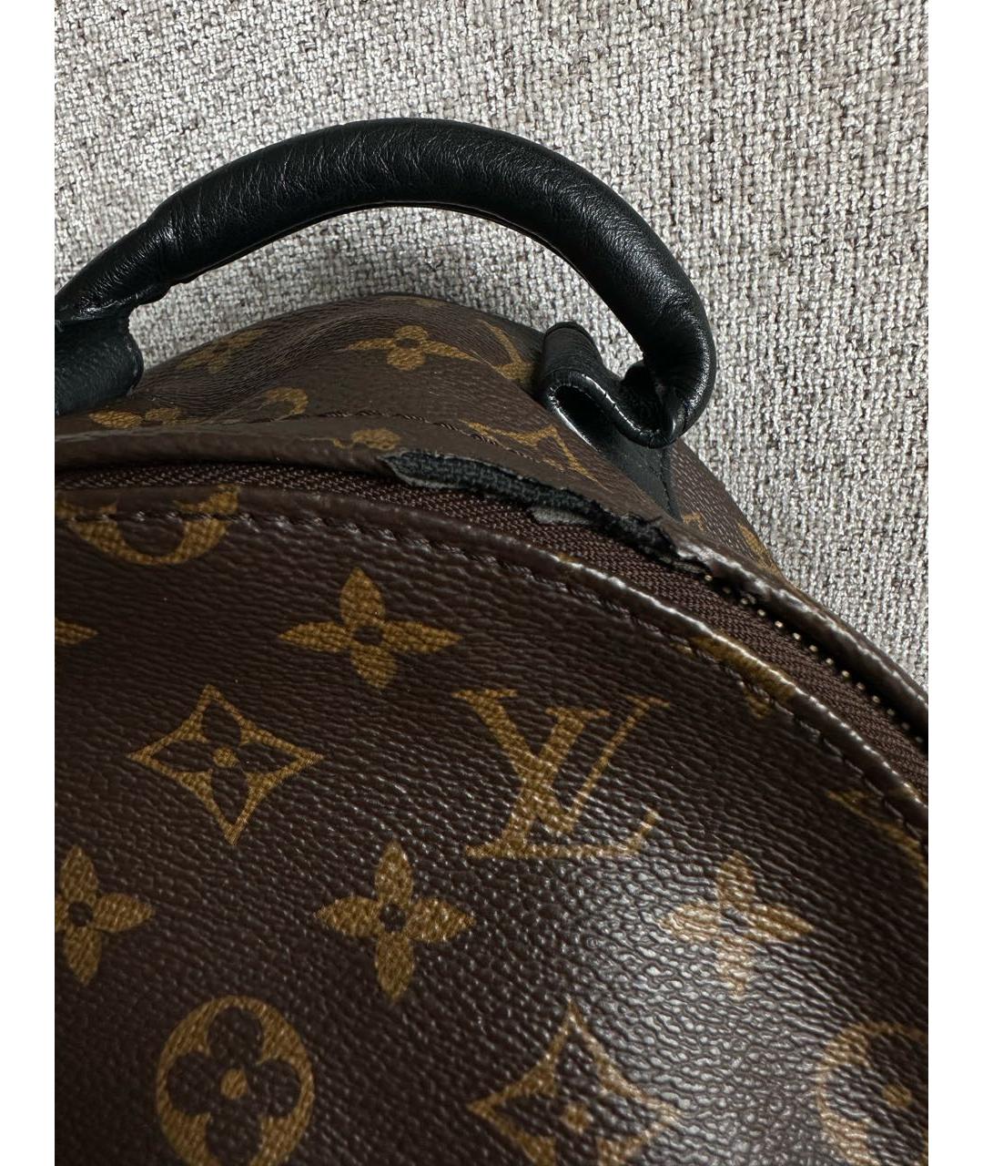 LOUIS VUITTON Коричневый рюкзак, фото 5