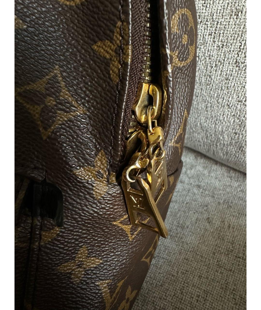 LOUIS VUITTON Коричневый рюкзак, фото 6