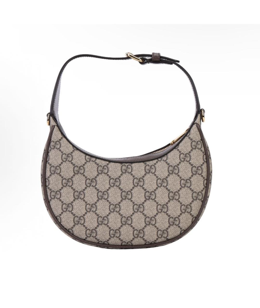 GUCCI Хаки сумка с короткими ручками, фото 3