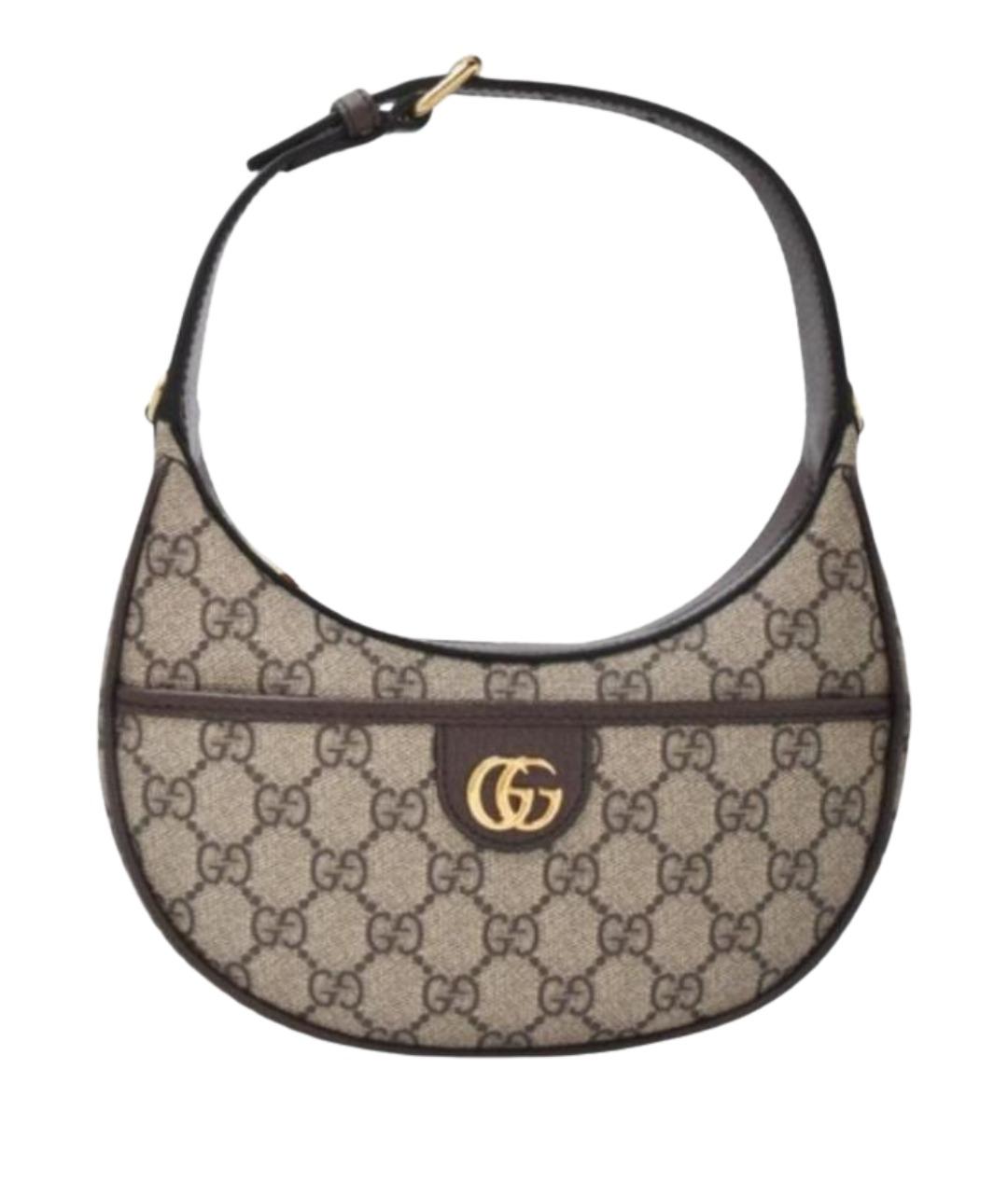 GUCCI Хаки сумка с короткими ручками, фото 1