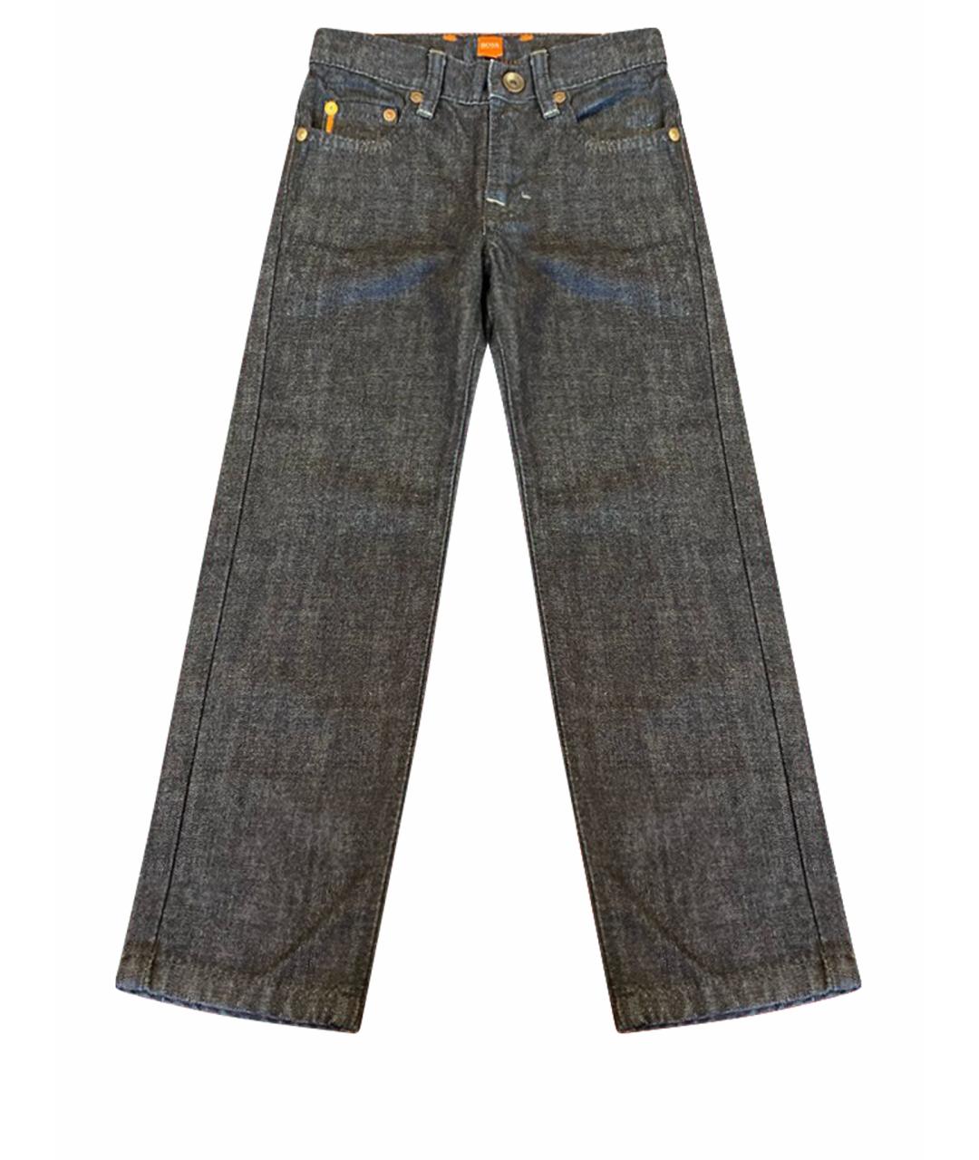 HUGO BOSS Черные хлопковые детские джинсы, фото 1