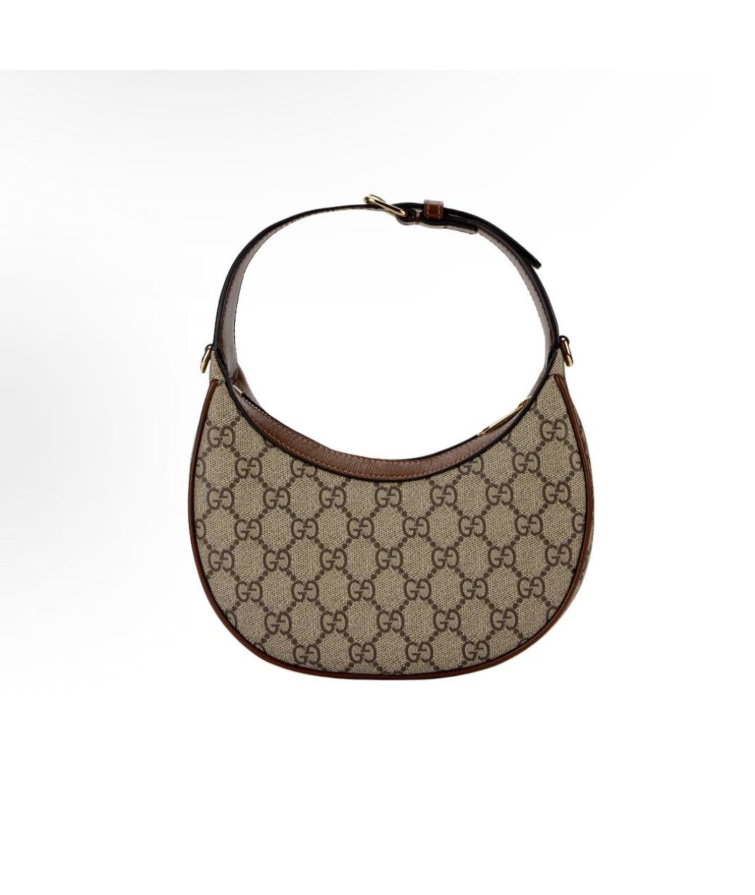 GUCCI Хаки сумка с короткими ручками, фото 3