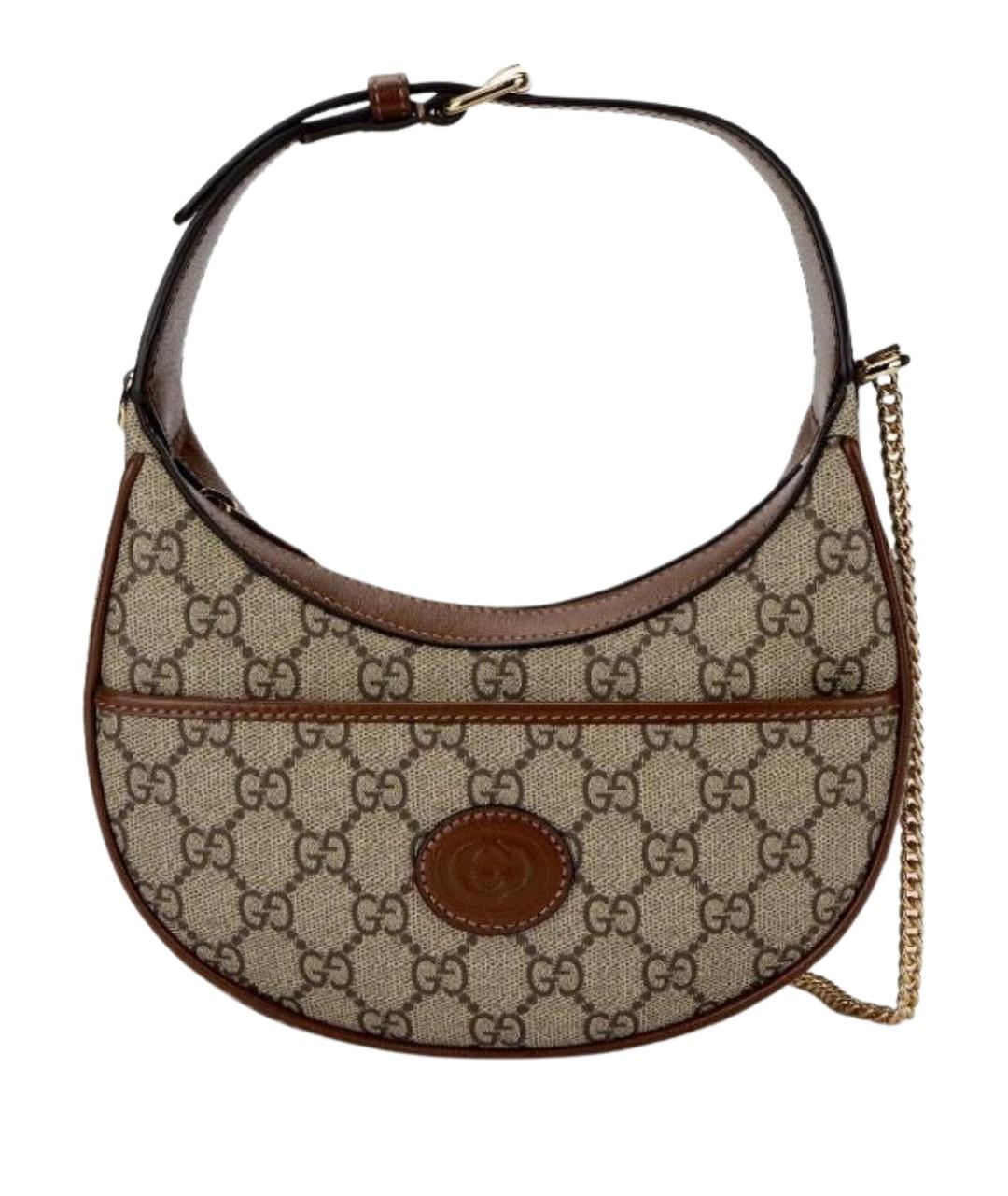 GUCCI Хаки сумка с короткими ручками, фото 1