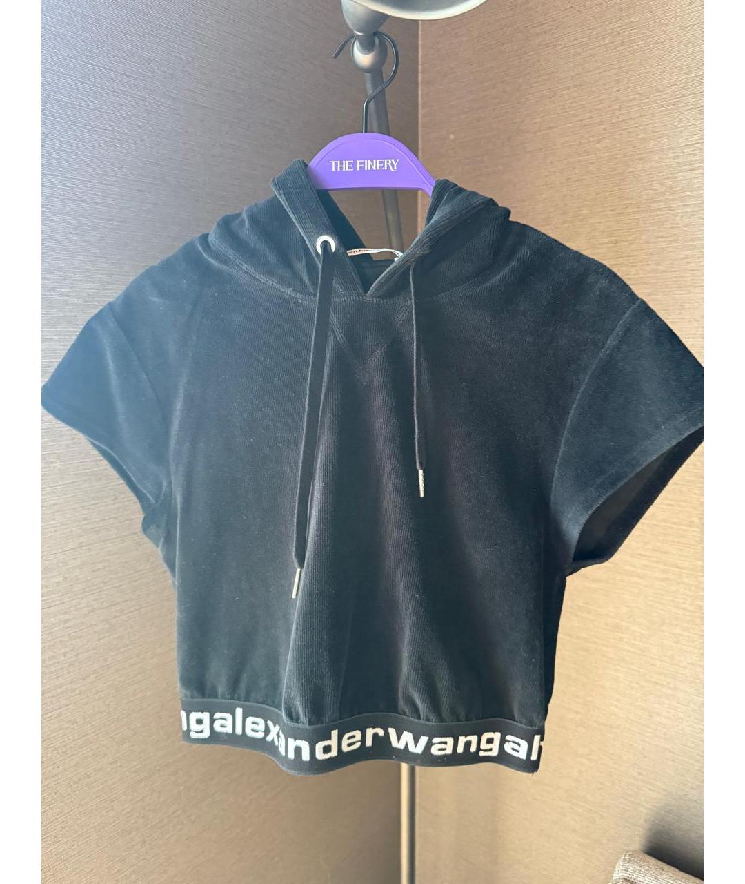 T BY ALEXANDER WANG Черный хлопковый костюм с брюками, фото 7