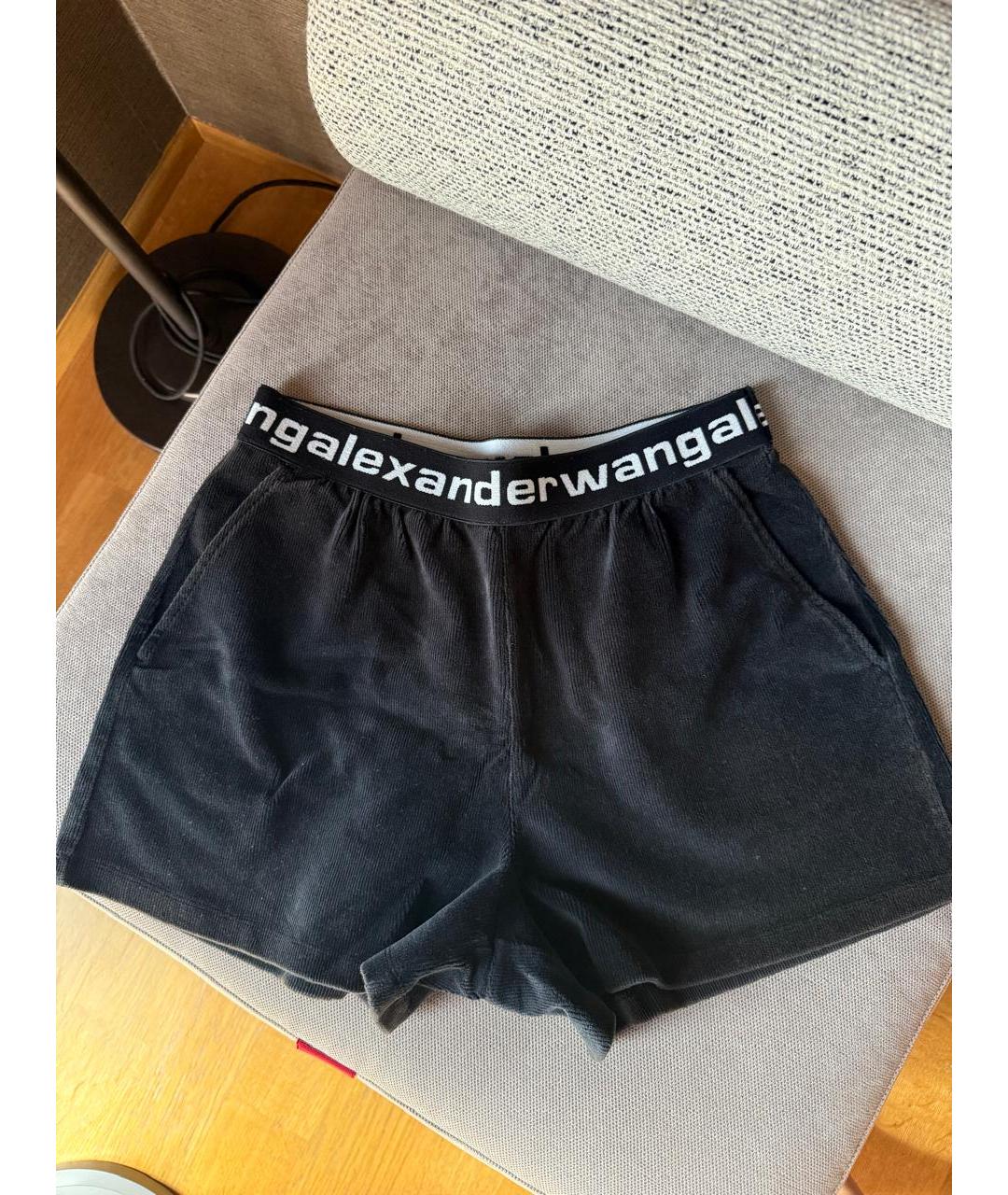 T BY ALEXANDER WANG Черный хлопковый костюм с брюками, фото 3