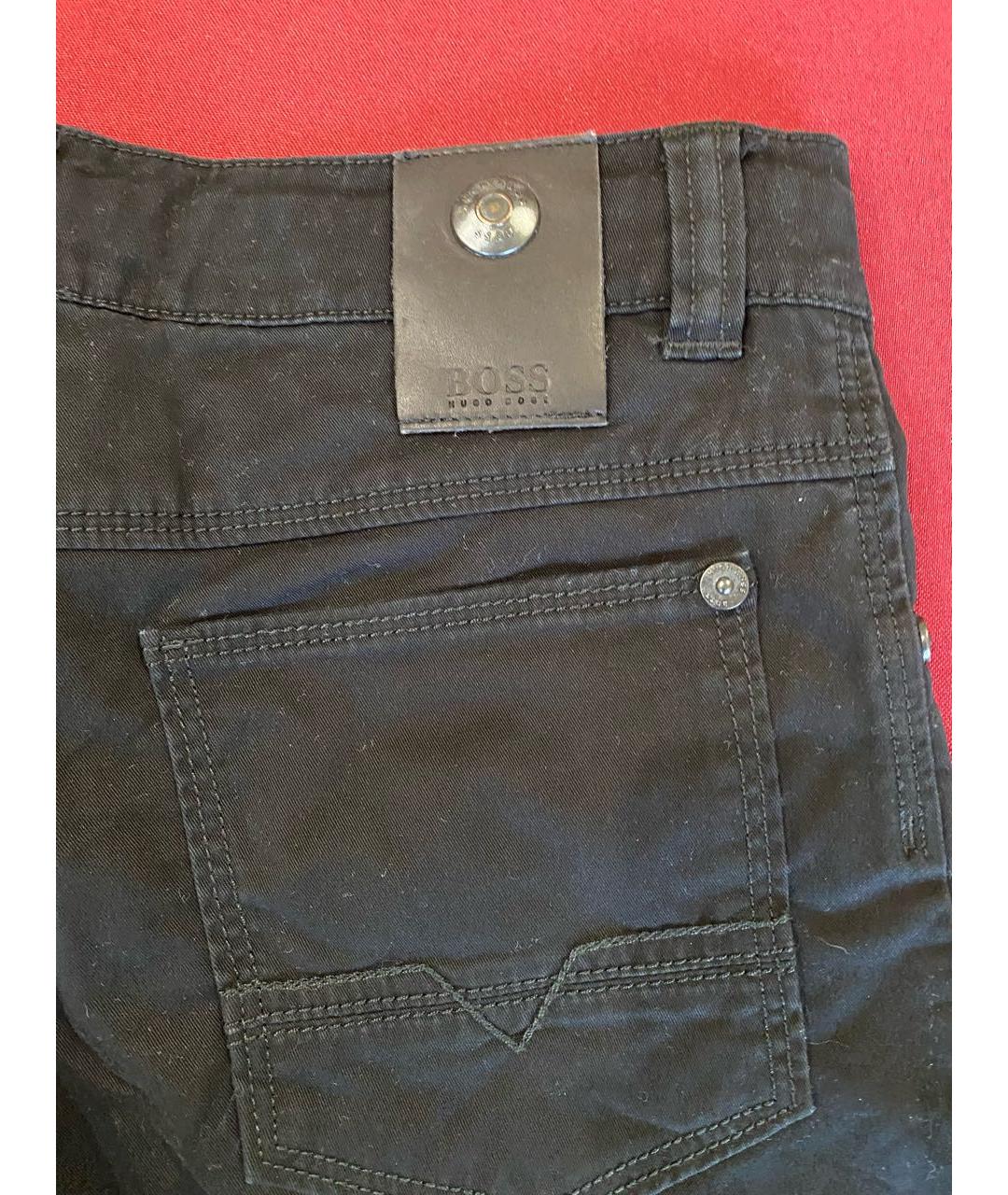 HUGO BOSS Черные хлопковые детские джинсы, фото 3