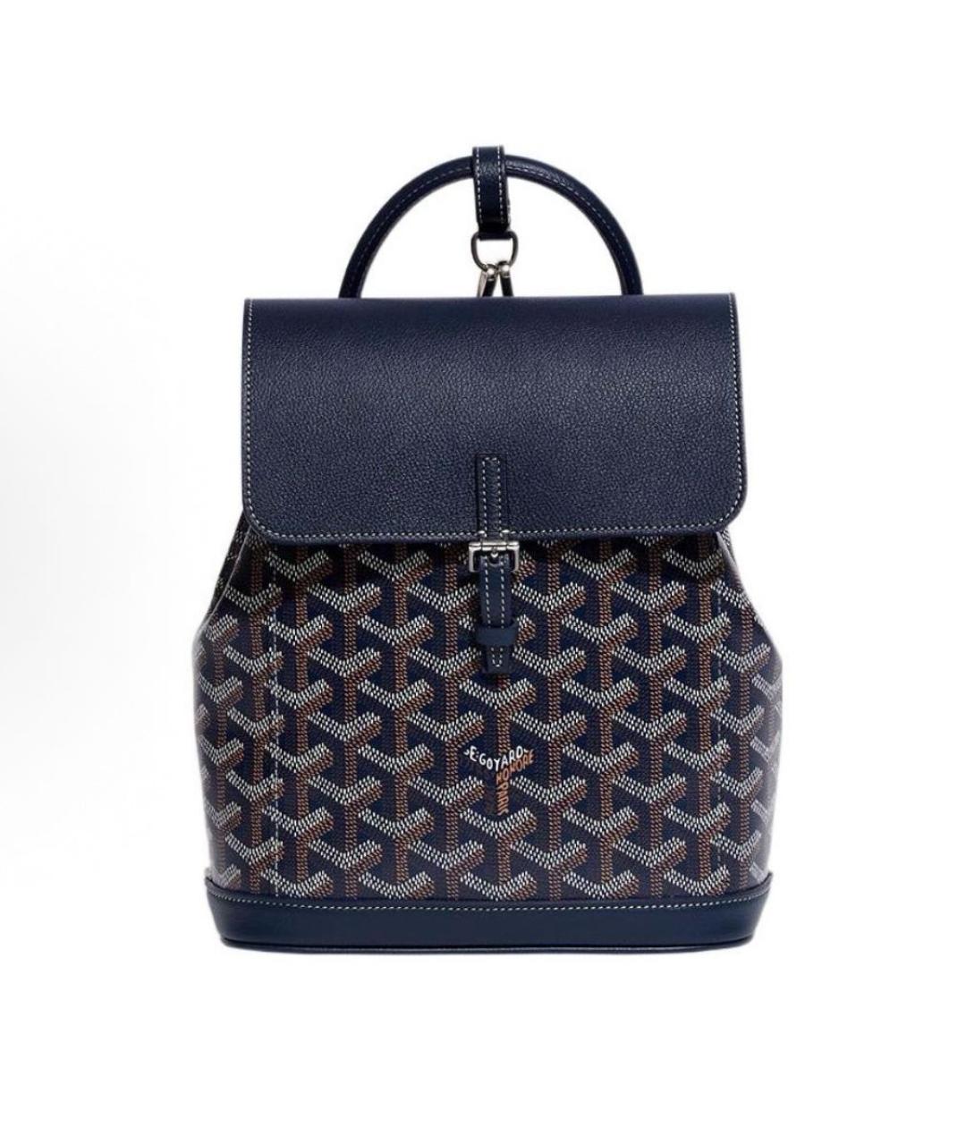 GOYARD Темно-синий рюкзак, фото 5