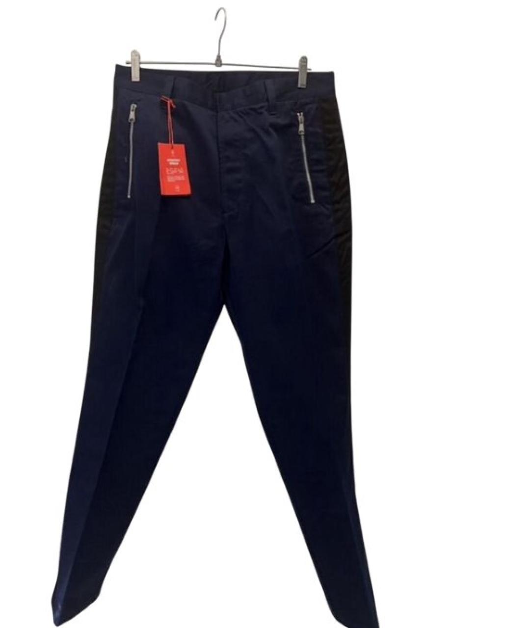DIESEL Синие хлопковые повседневные брюки, фото 6