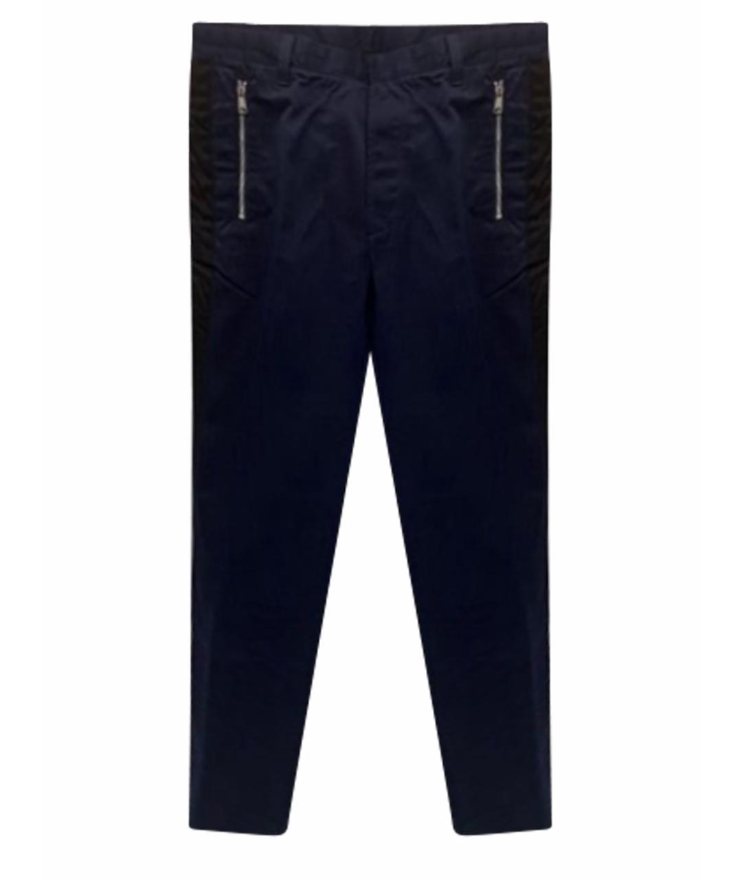 DIESEL Синие хлопковые повседневные брюки, фото 1