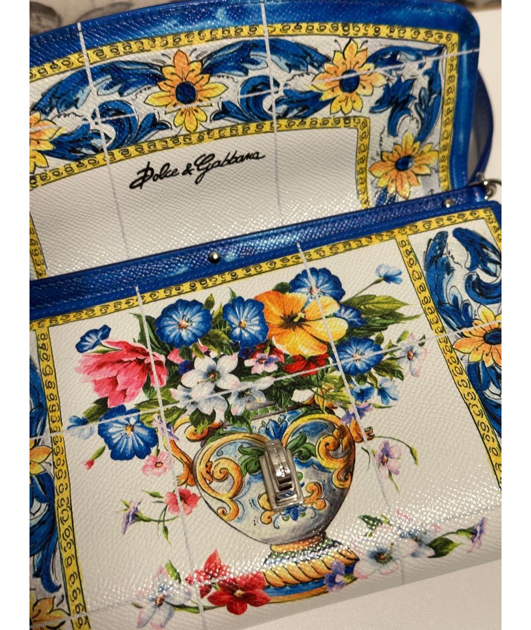 DOLCE&GABBANA Мульти кожаная сумка через плечо, фото 2