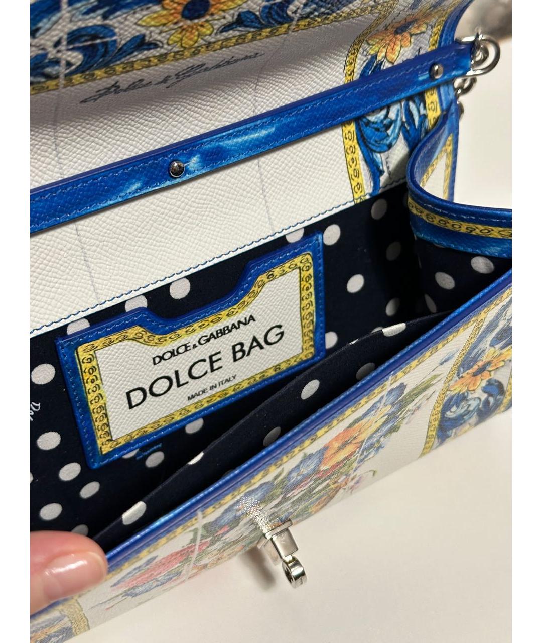 DOLCE&GABBANA Мульти кожаная сумка через плечо, фото 3