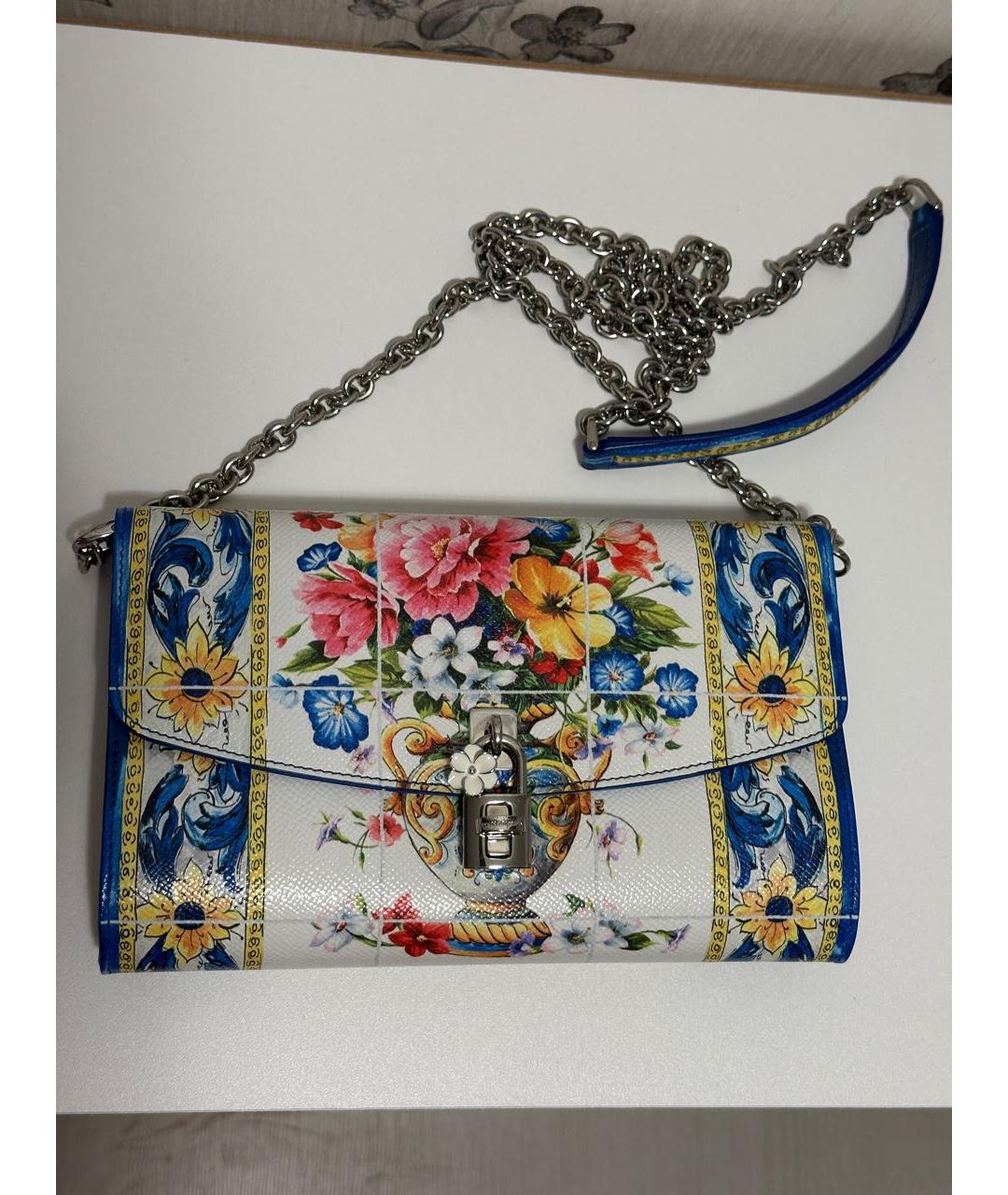 DOLCE&GABBANA Мульти кожаная сумка через плечо, фото 4