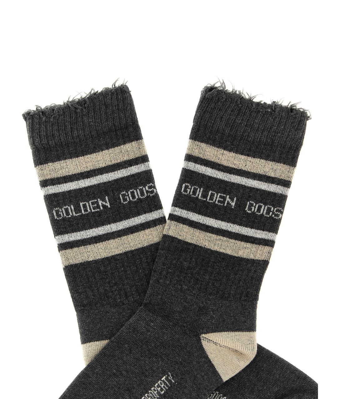 GOLDEN GOOSE DELUXE BRAND Серые носки, чулки и колготы, фото 3
