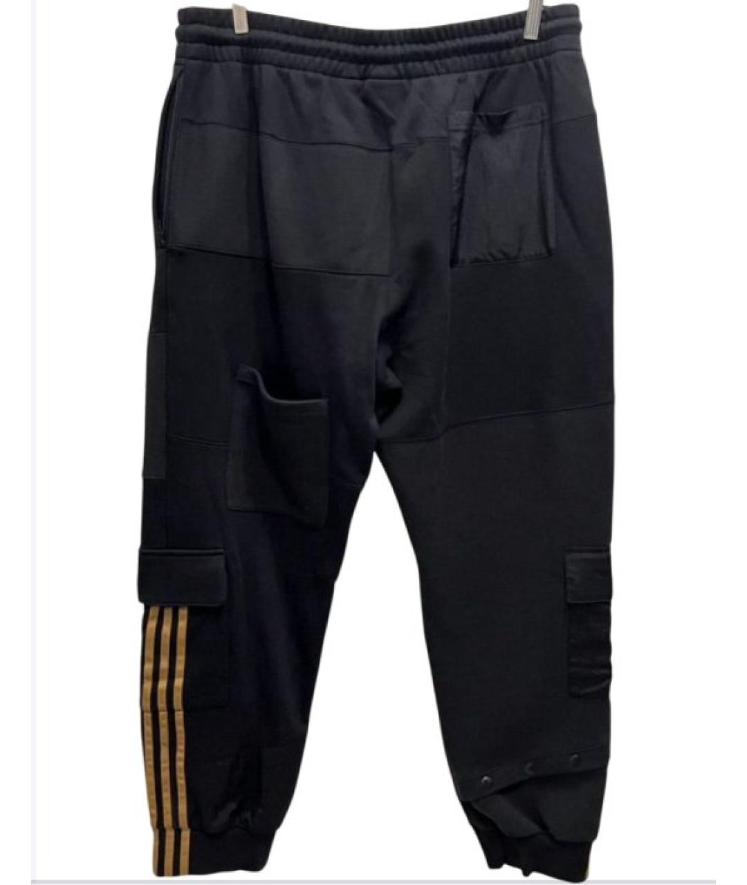 ADIDAS Черный хлопковый спортивный костюм, фото 3