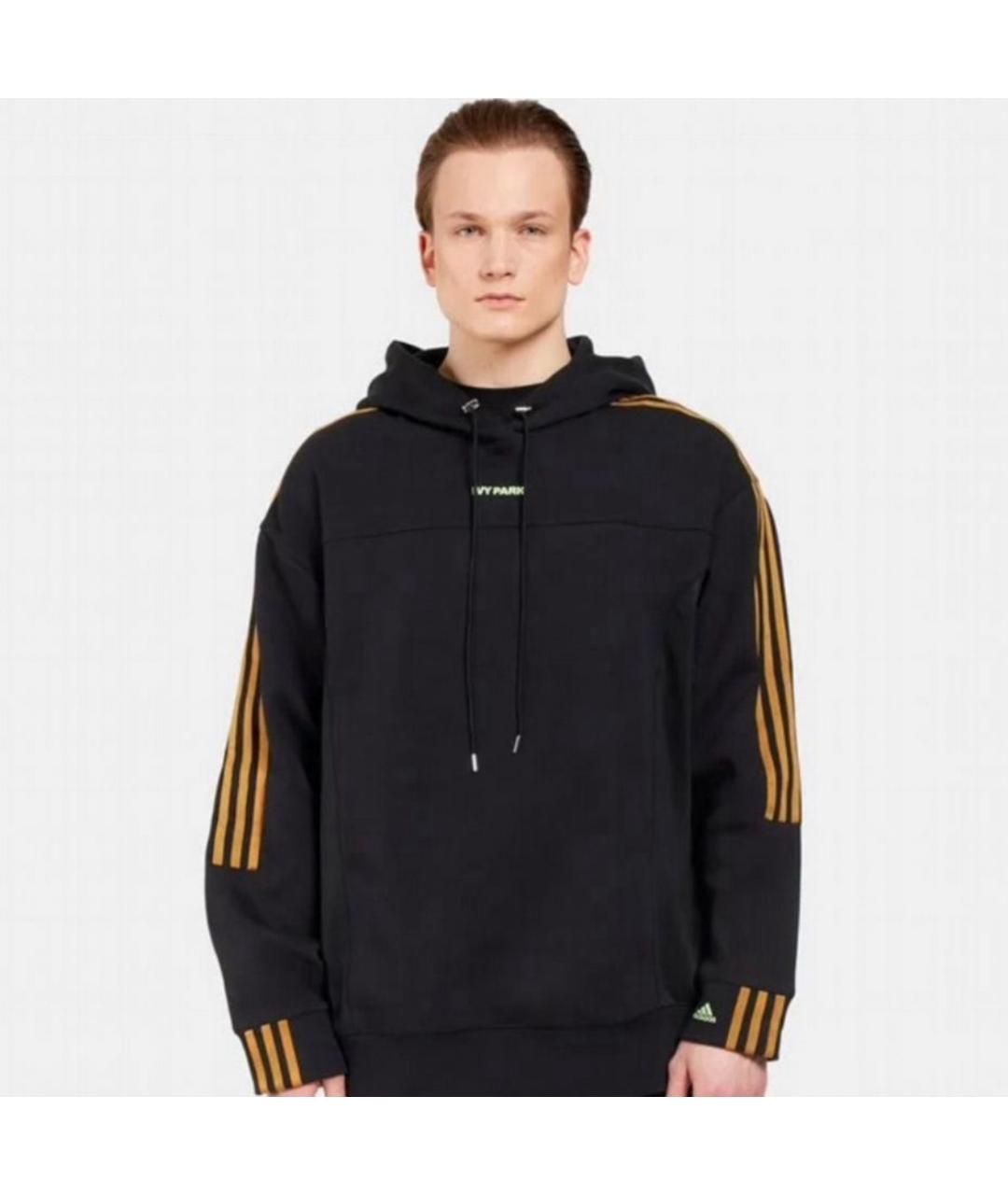 ADIDAS Черный хлопковый спортивный костюм, фото 6