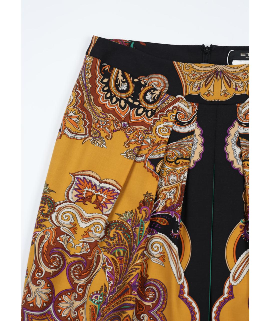 ETRO Мульти шерстяная юбка миди, фото 2