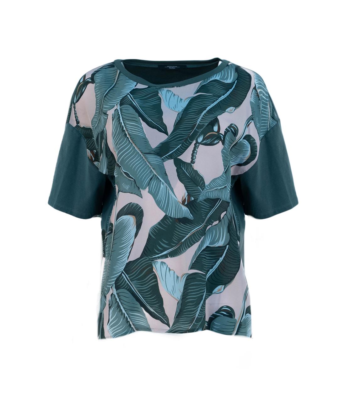 WEEKEND MAX MARA Мульти хлопковый костюм с брюками, фото 2