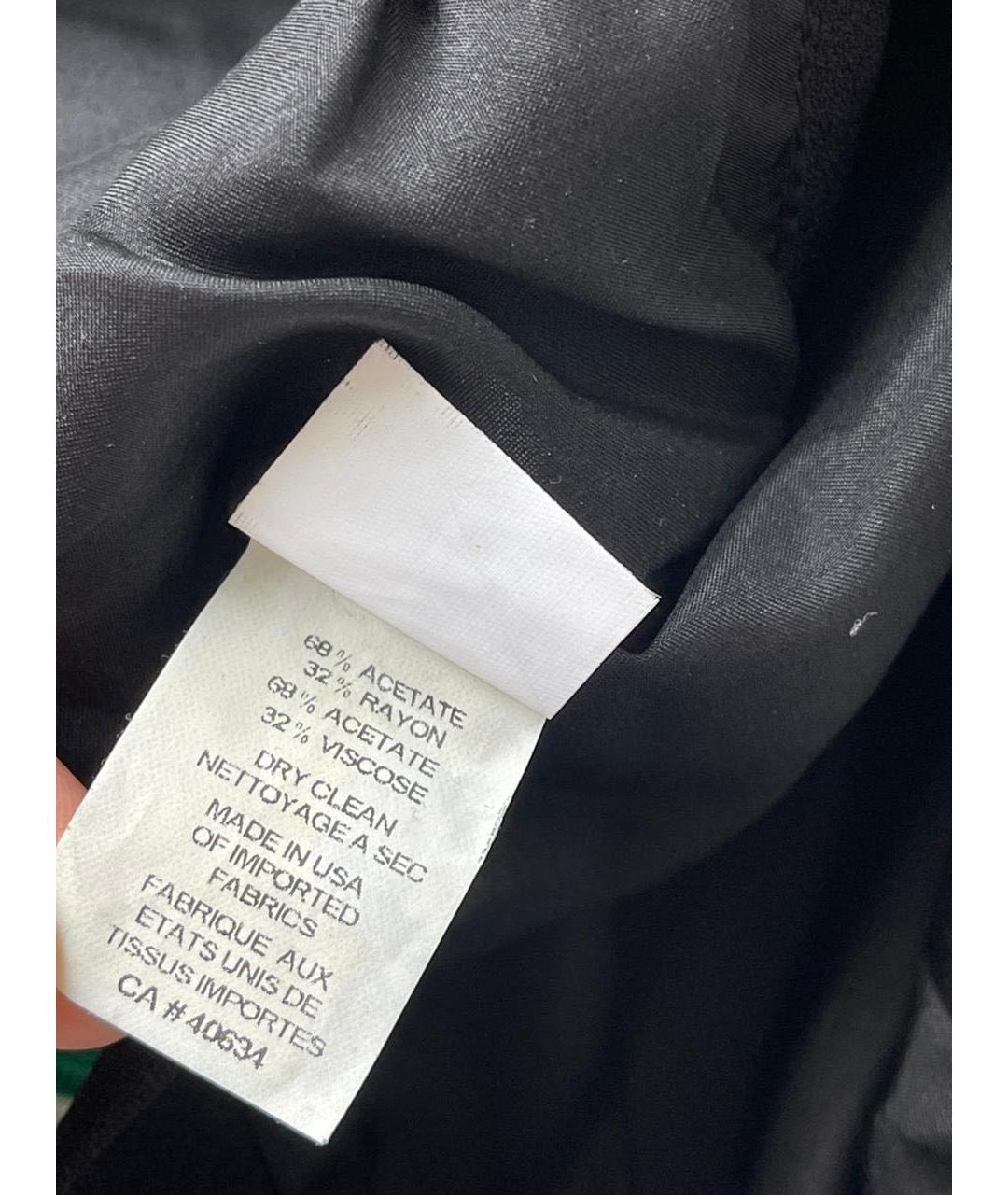 MARC JACOBS Черные ацетатные шорты, фото 4