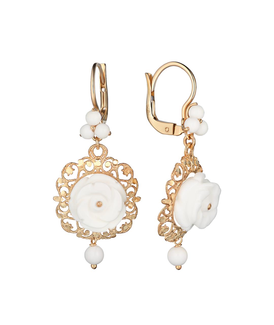 DOLCE&GABBANA Золотые серьги из желтого золота, фото 3