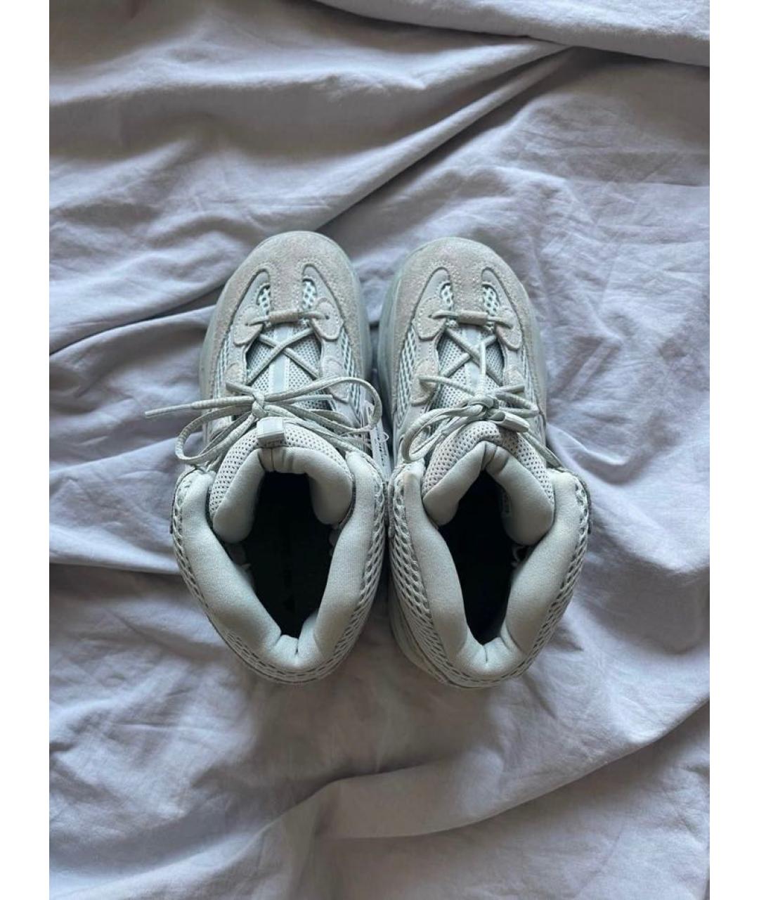 ADIDAS YEEZY Серые кожаные ботинки, фото 6