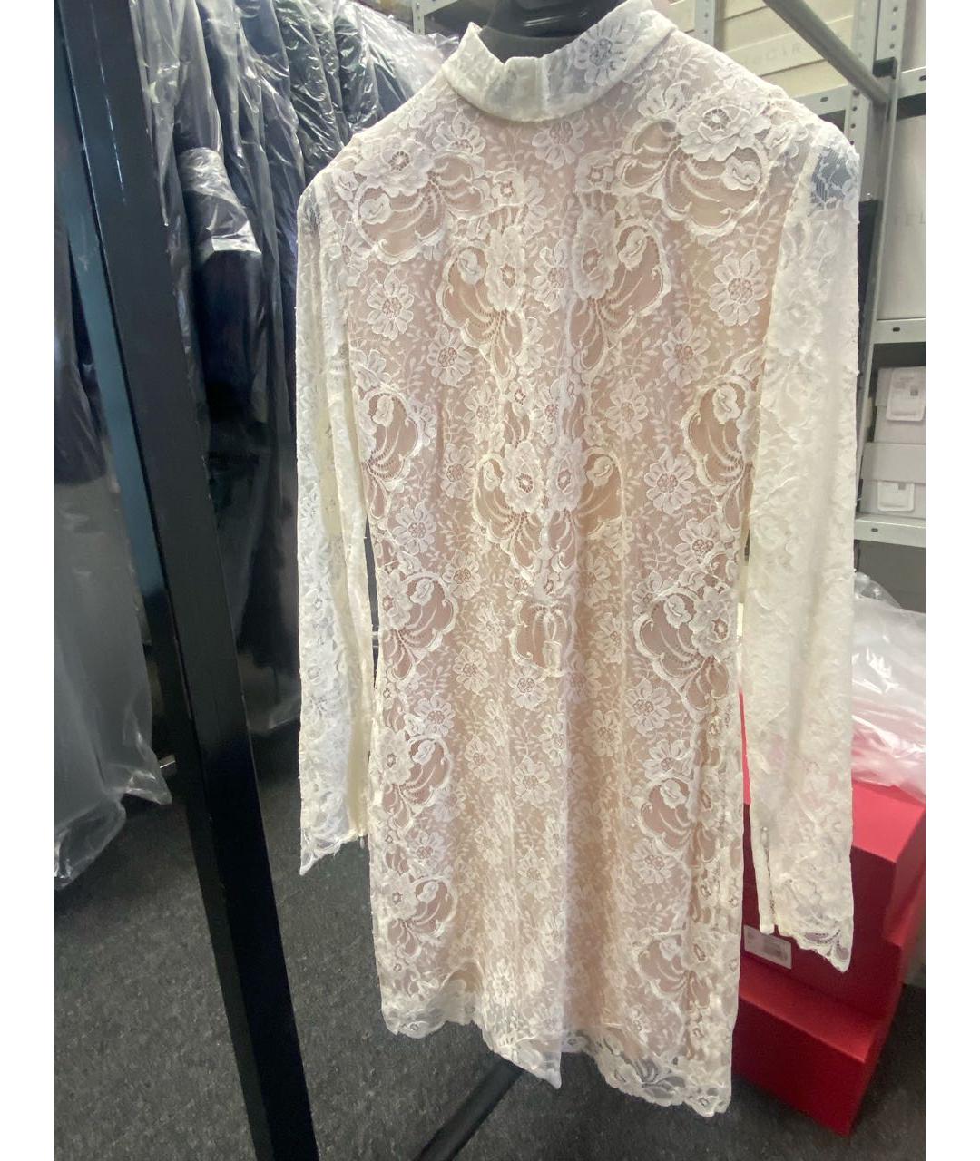 STELLA MCCARTNEY Белое кружевное коктейльное платье, фото 5