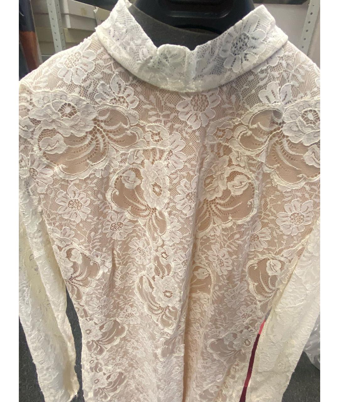 STELLA MCCARTNEY Белое кружевное коктейльное платье, фото 4