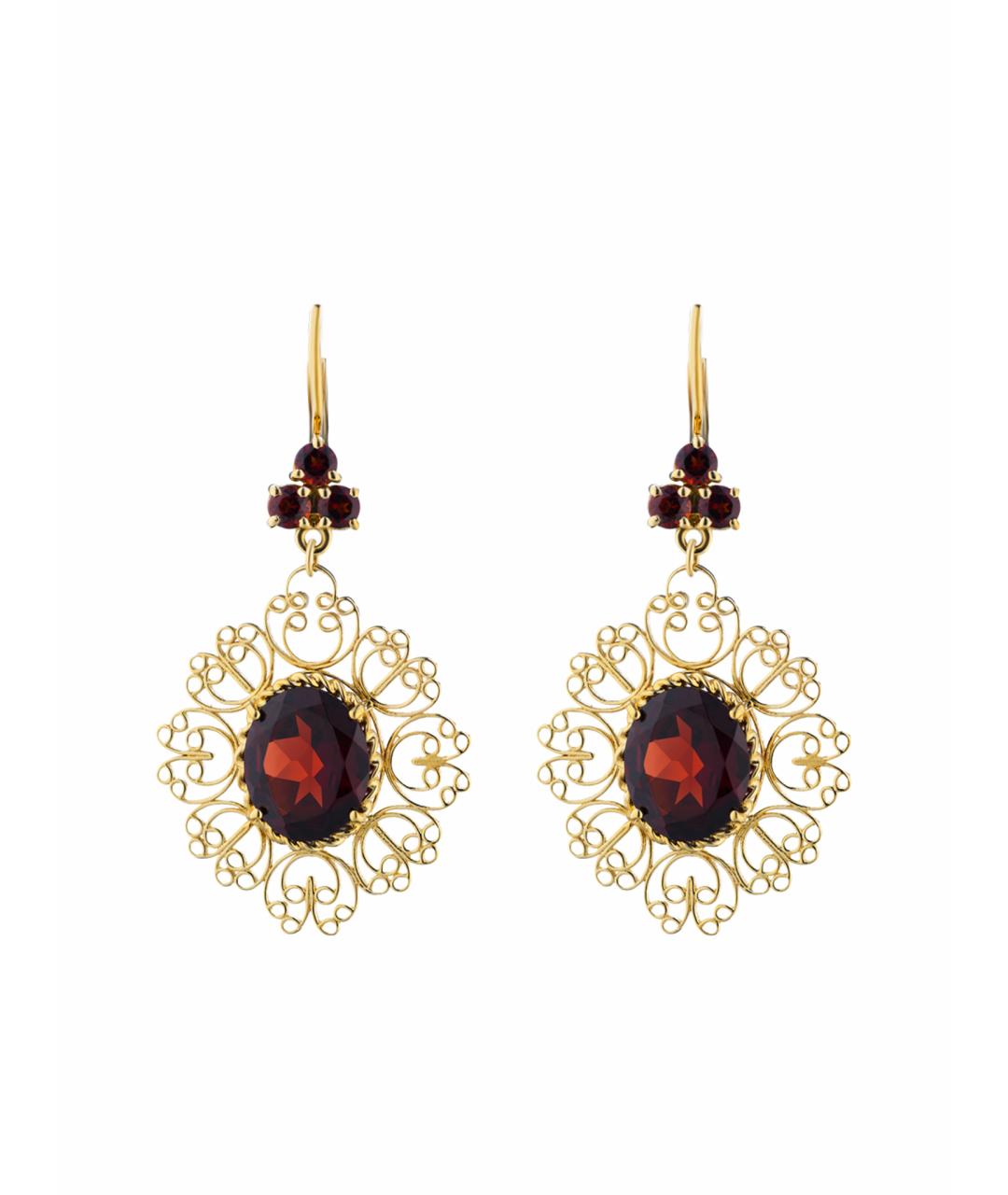 DOLCE&GABBANA Золотые серьги из желтого золота, фото 1