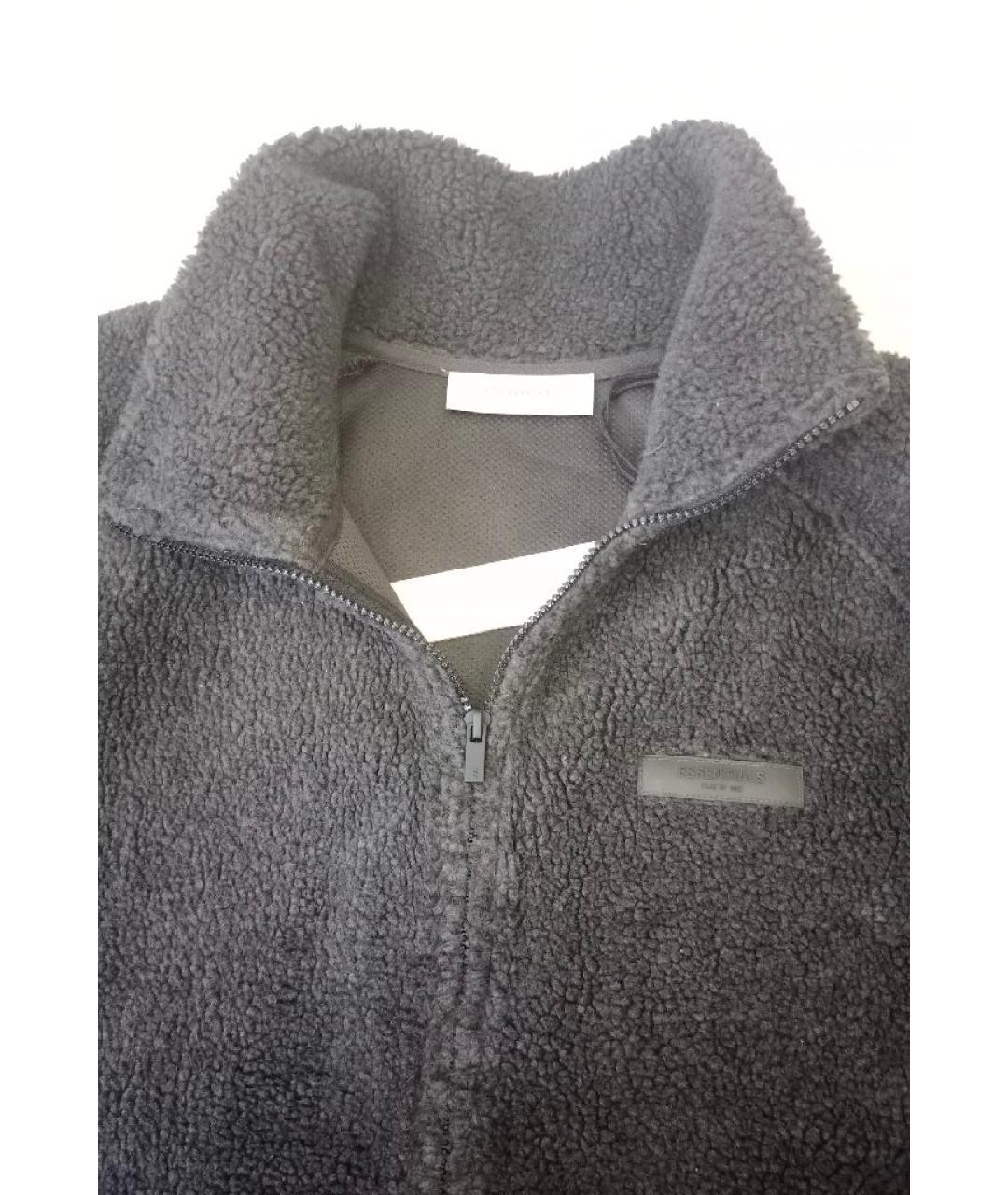 FEAR OF GOD ESSENTIALS Антрацитовая куртка, фото 4