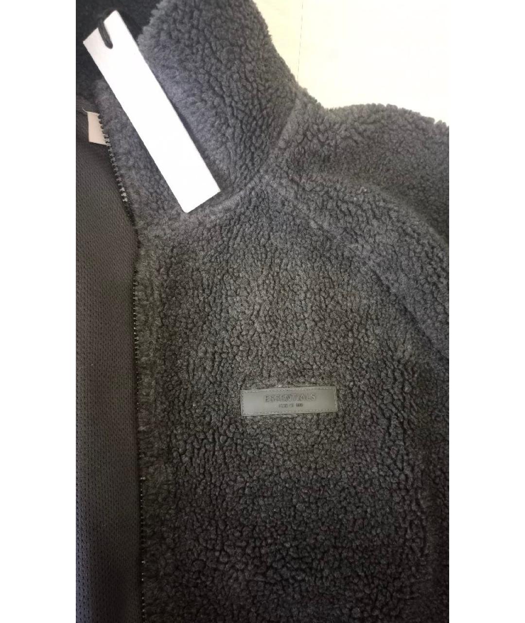 FEAR OF GOD ESSENTIALS Антрацитовая куртка, фото 9