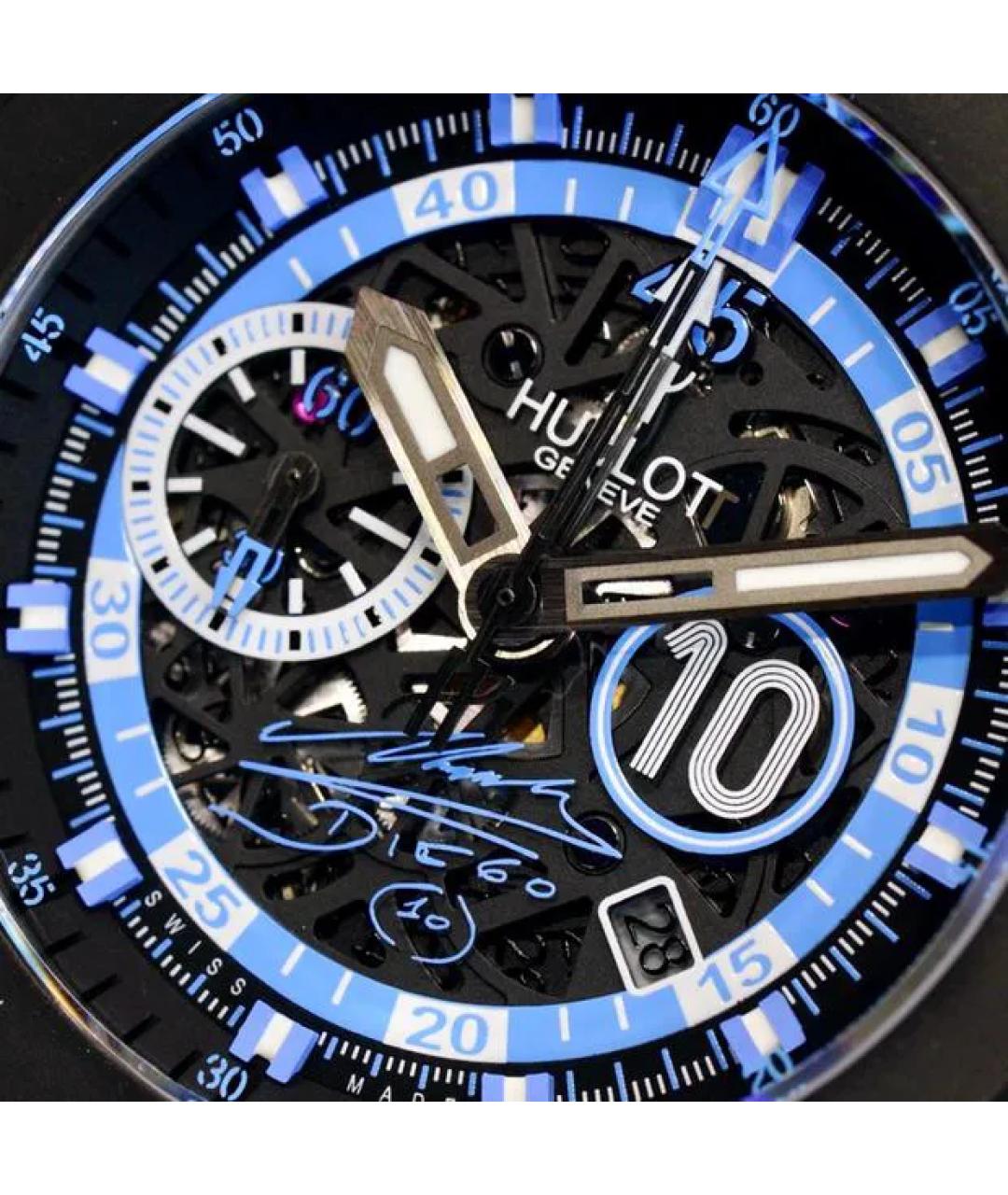 HUBLOT Черные керамические часы, фото 4