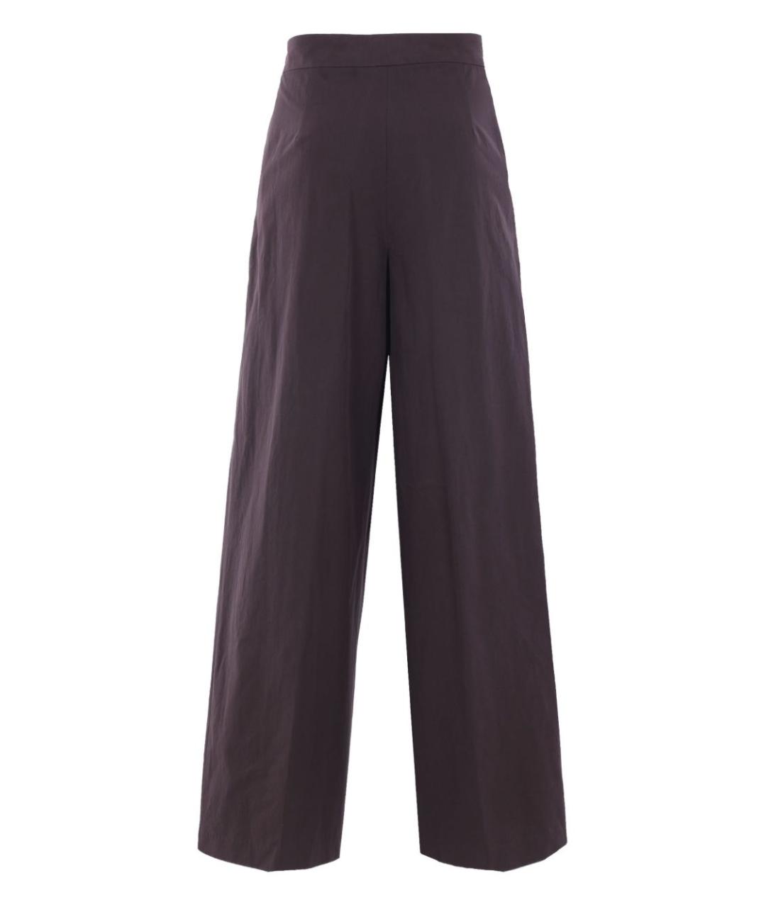 DRIES VAN NOTEN Фиолетовые прямые брюки, фото 4
