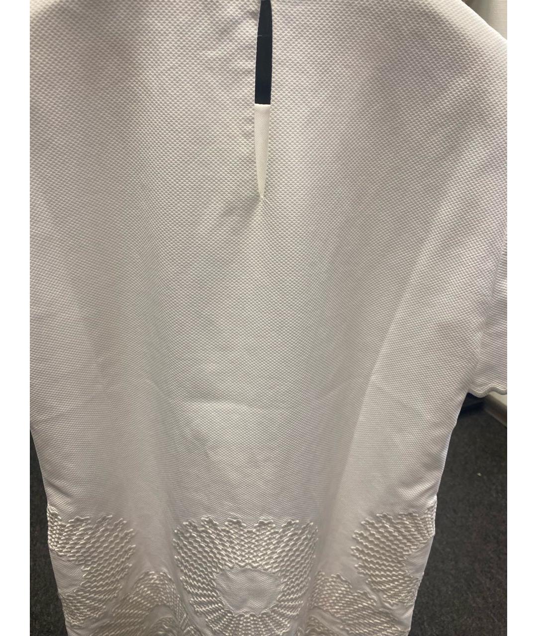 STELLA MCCARTNEY Белое хлопковое повседневное платье, фото 3