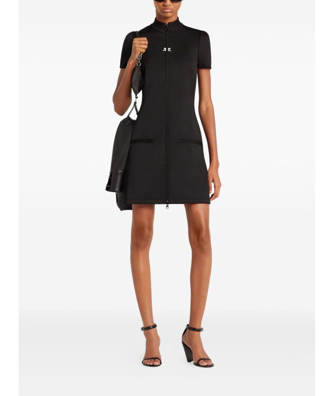 COURREGES Черное платье, фото 3