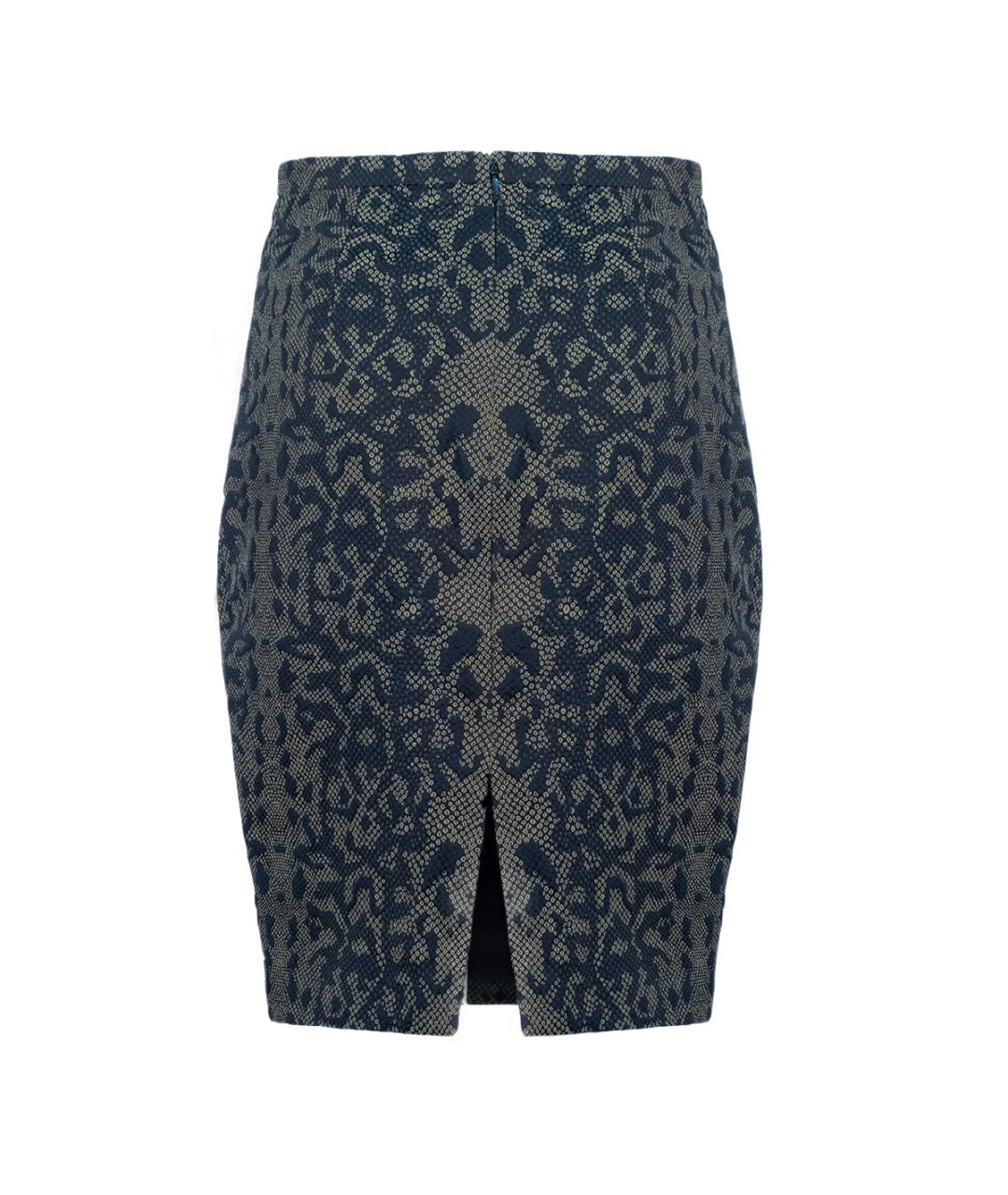 GUCCI Хаки хлопковая юбка миди, фото 2