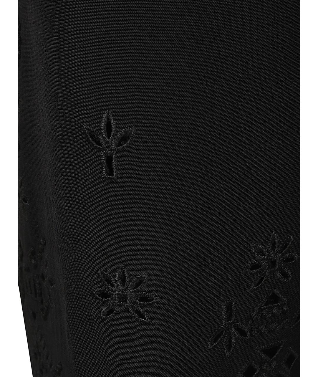 ERMANNO SCERVINO Черное вискозное коктейльное платье, фото 2