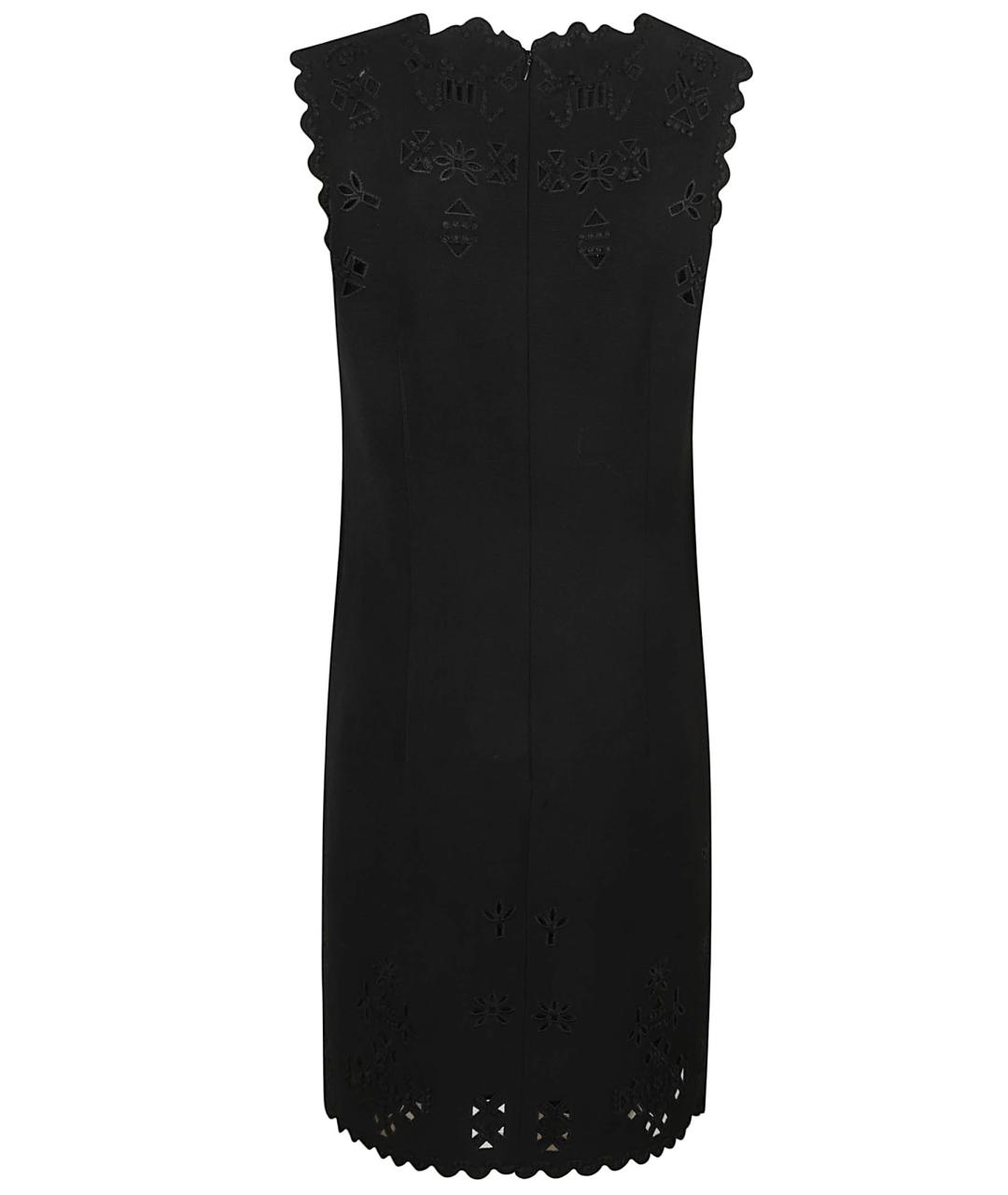 ERMANNO SCERVINO Черное вискозное коктейльное платье, фото 3