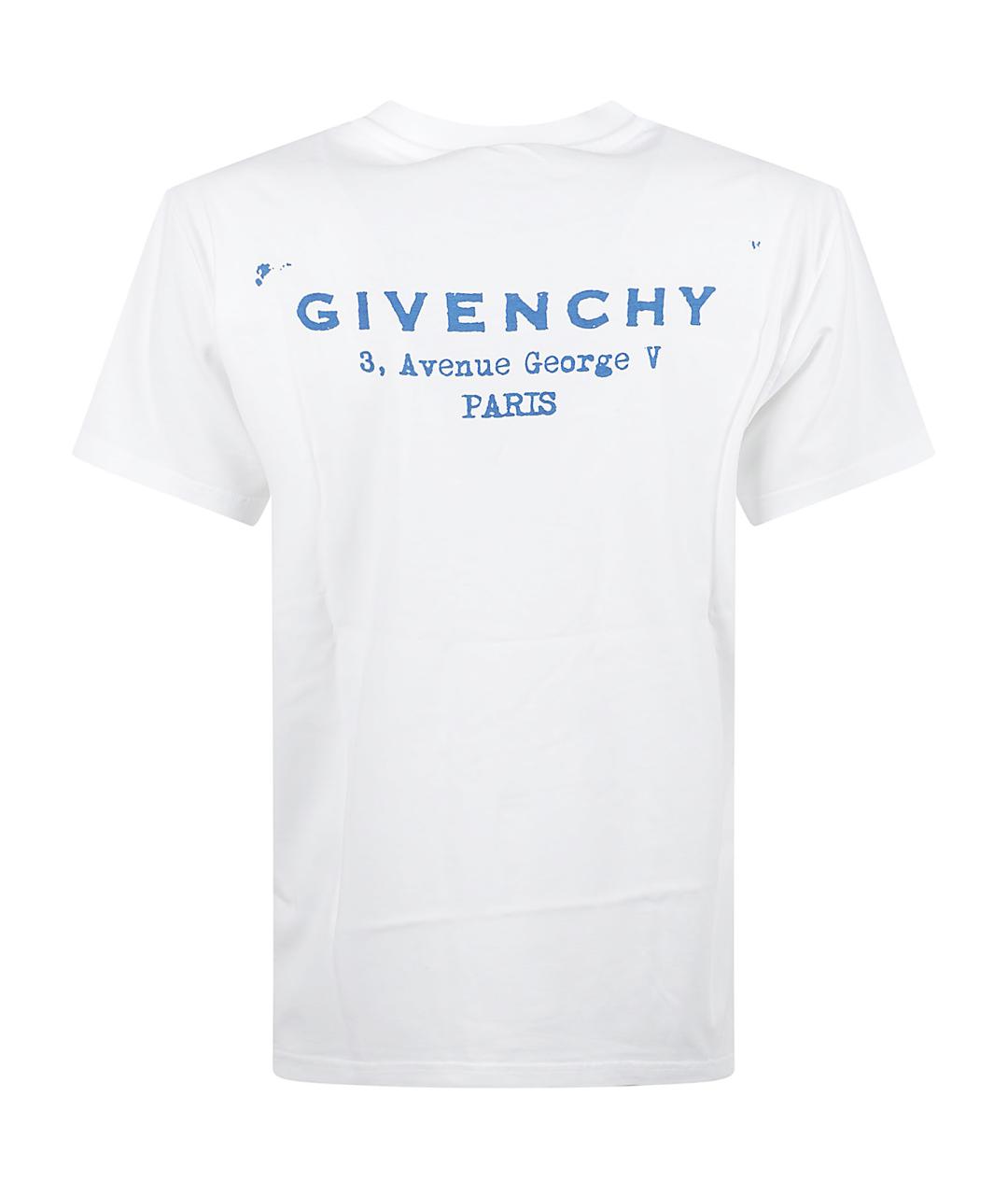 GIVENCHY Белая хлопковая футболка, фото 2