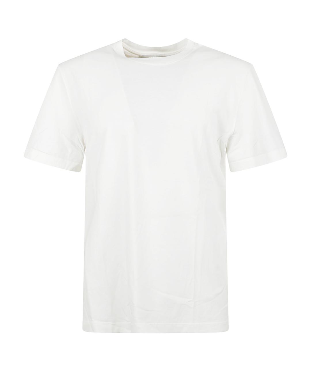 GOLDEN GOOSE DELUXE BRAND Белая хлопковая футболка, фото 1