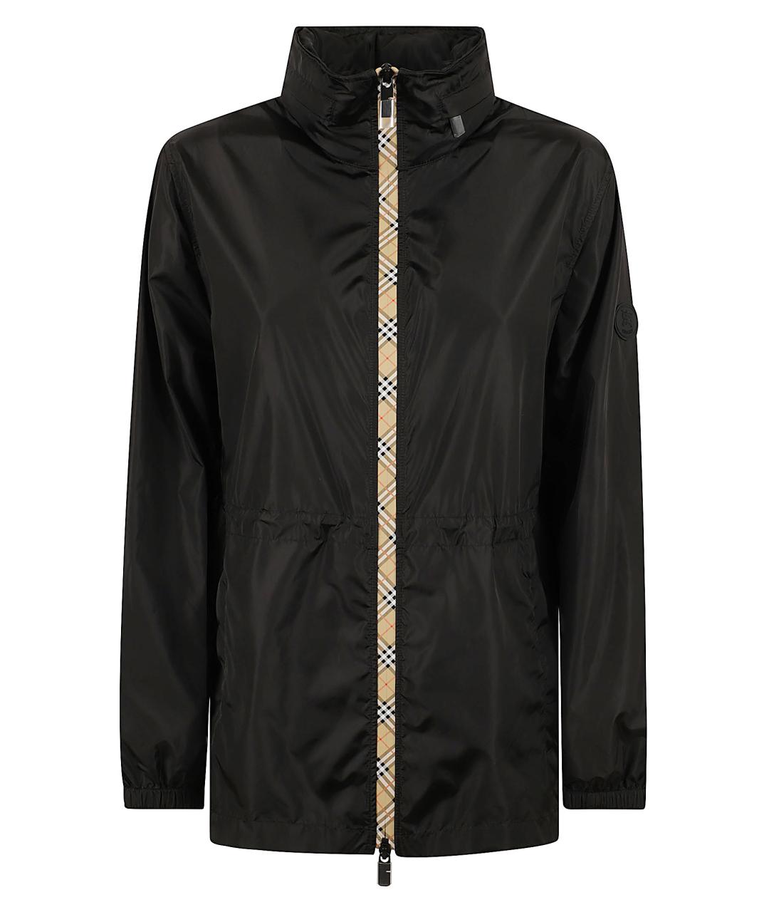 BURBERRY Черная полиамидовая парка, фото 1