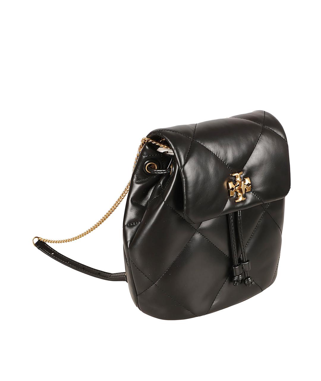 TORY BURCH Черный кожаный рюкзак, фото 3