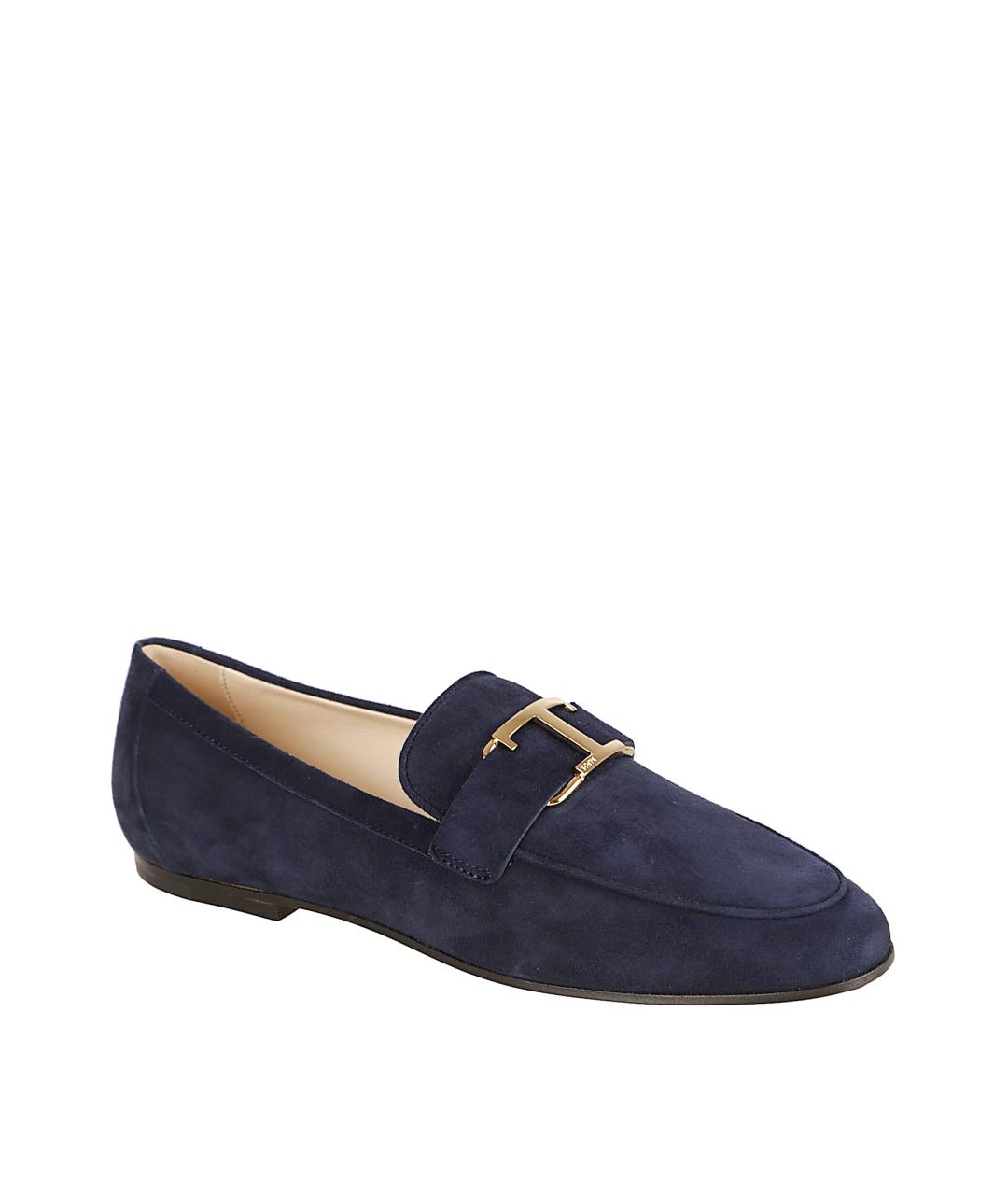 TOD'S Синие замшевые лоферы, фото 2