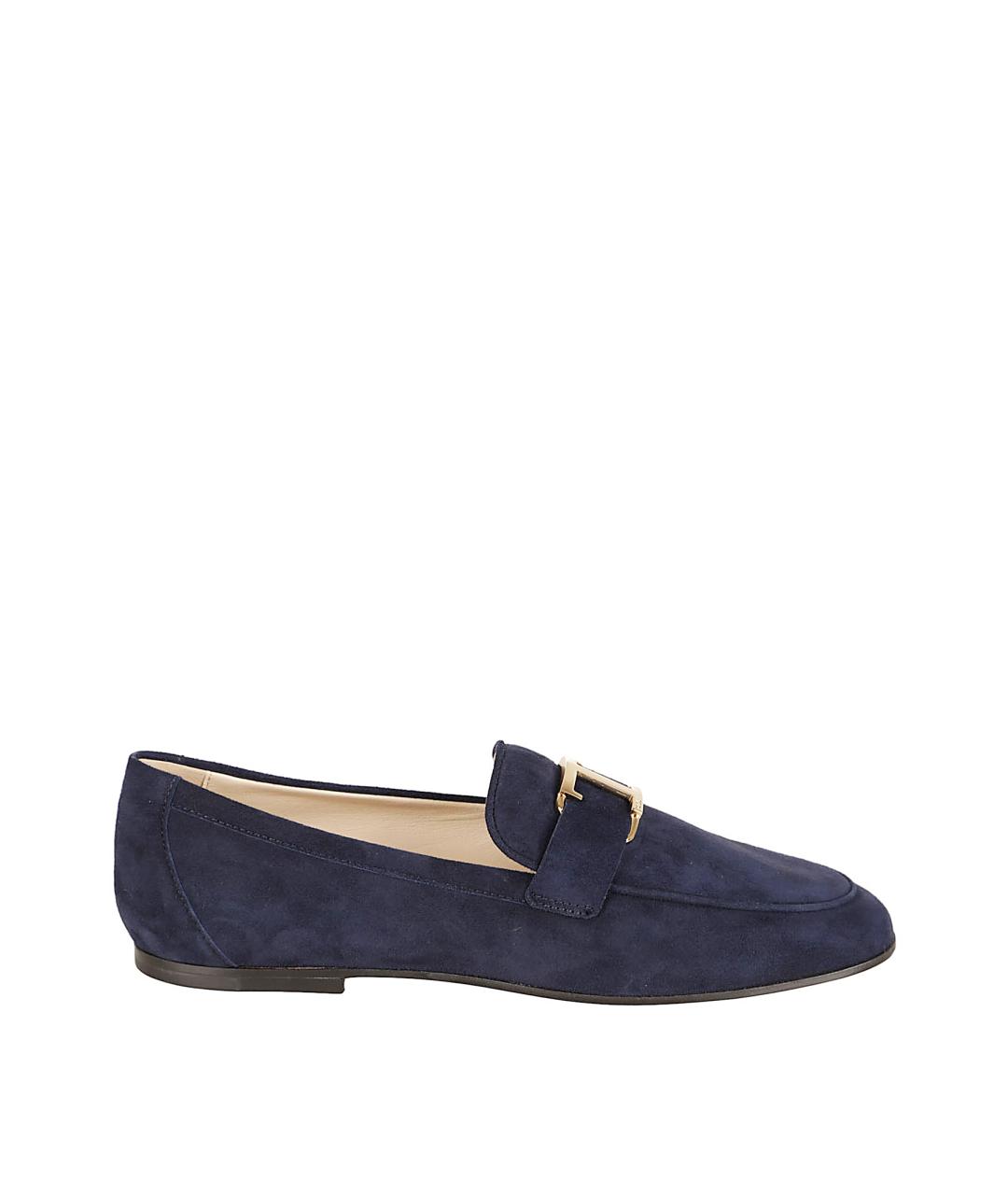 TOD'S Синие замшевые лоферы, фото 1