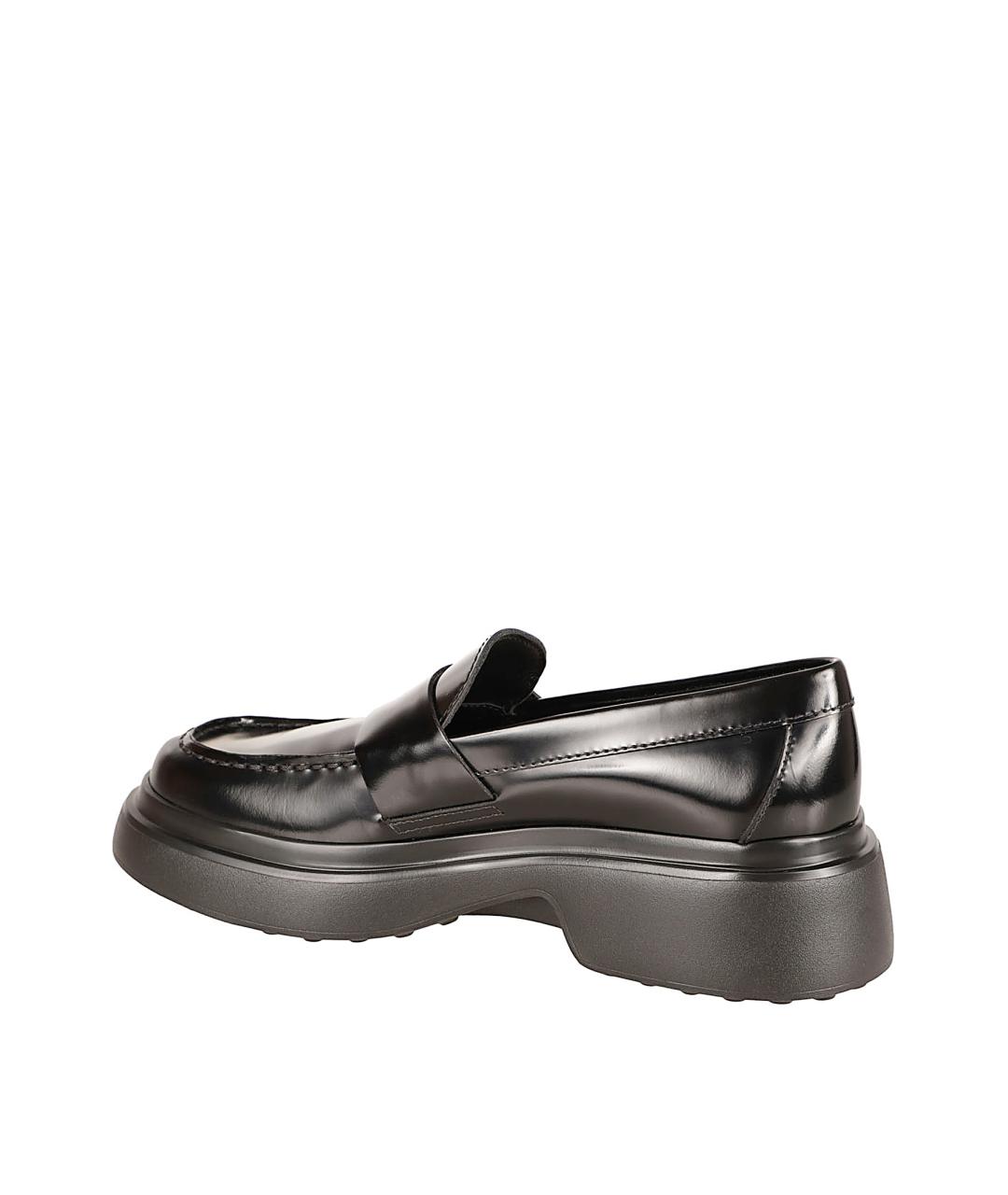 TOD'S Черные кожаные лоферы, фото 3