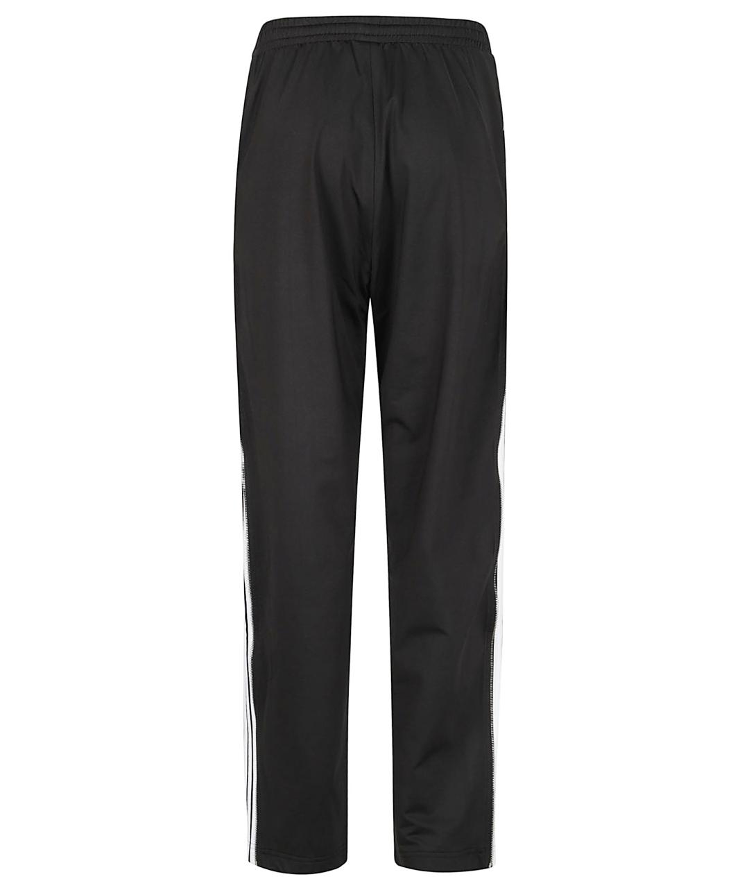 BALENCIAGA Черные полиэстеровые прямые брюки, фото 3
