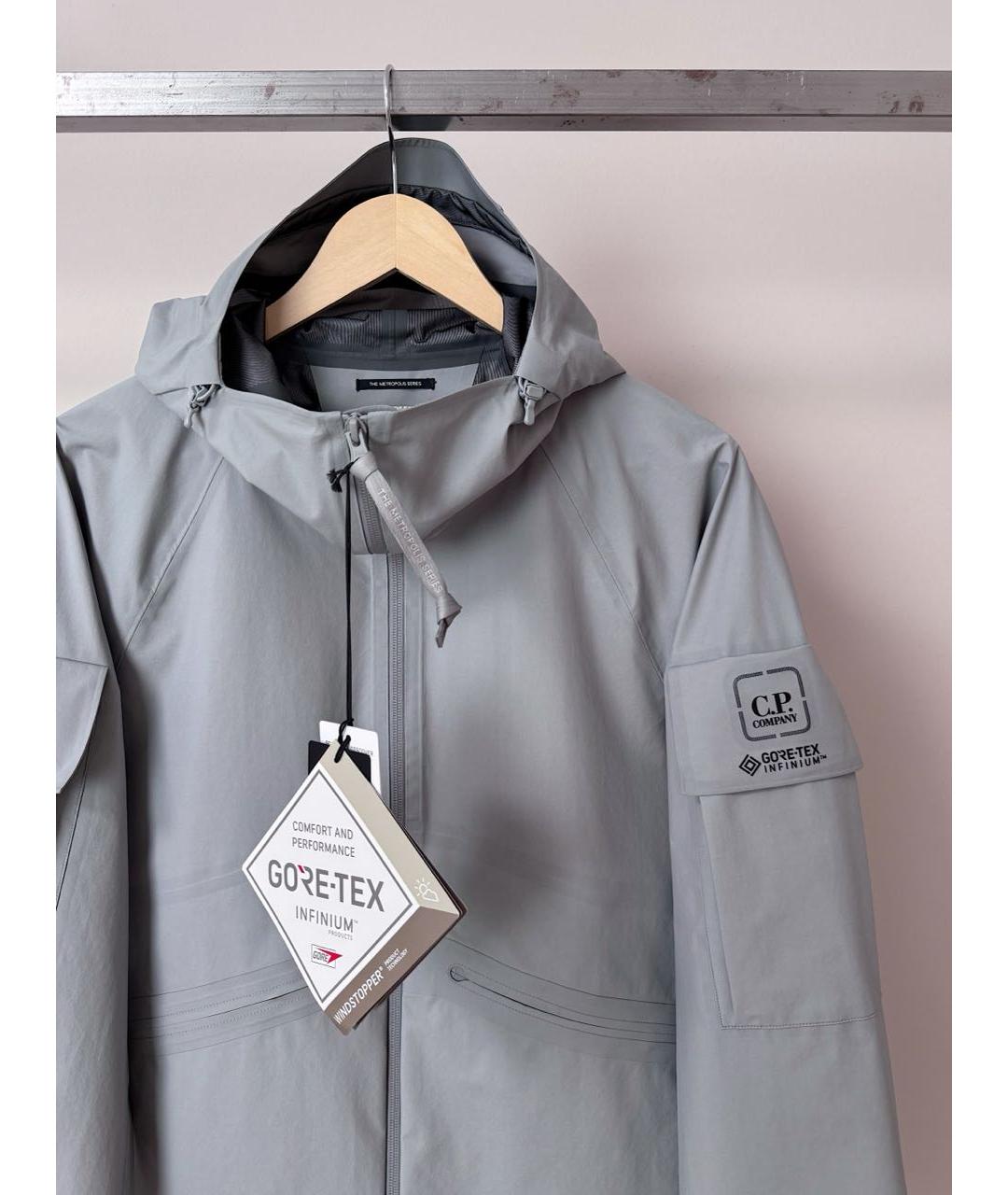 CP COMPANY Серая полиамидовая куртка, фото 2