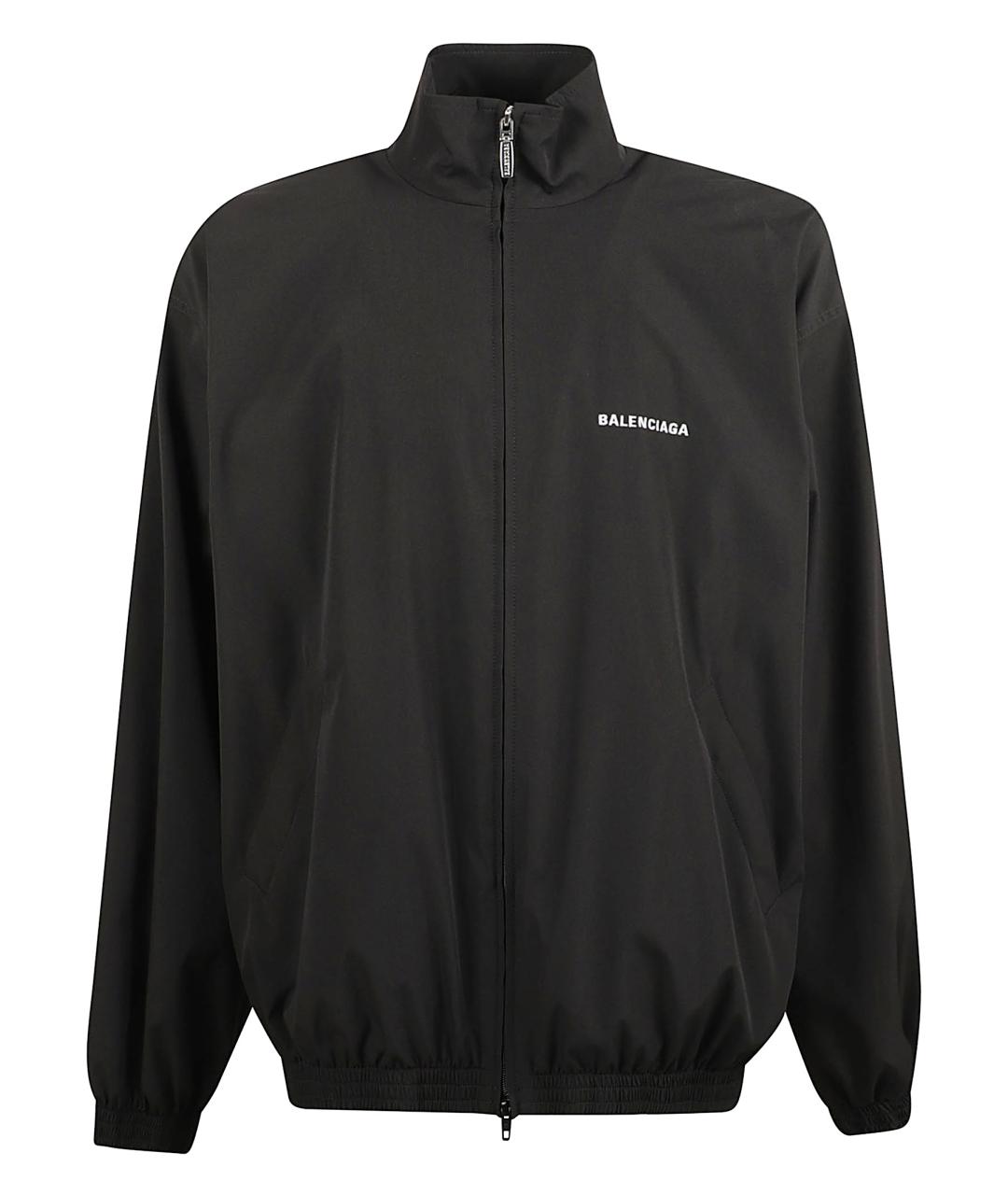 BALENCIAGA Черная полиэстеровая куртка, фото 1