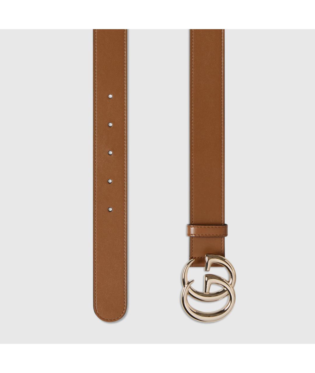 GUCCI Коричневый кожаный ремень, фото 2