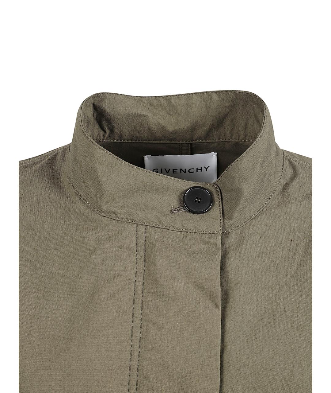 GIVENCHY Хаки хлопковая парка, фото 2