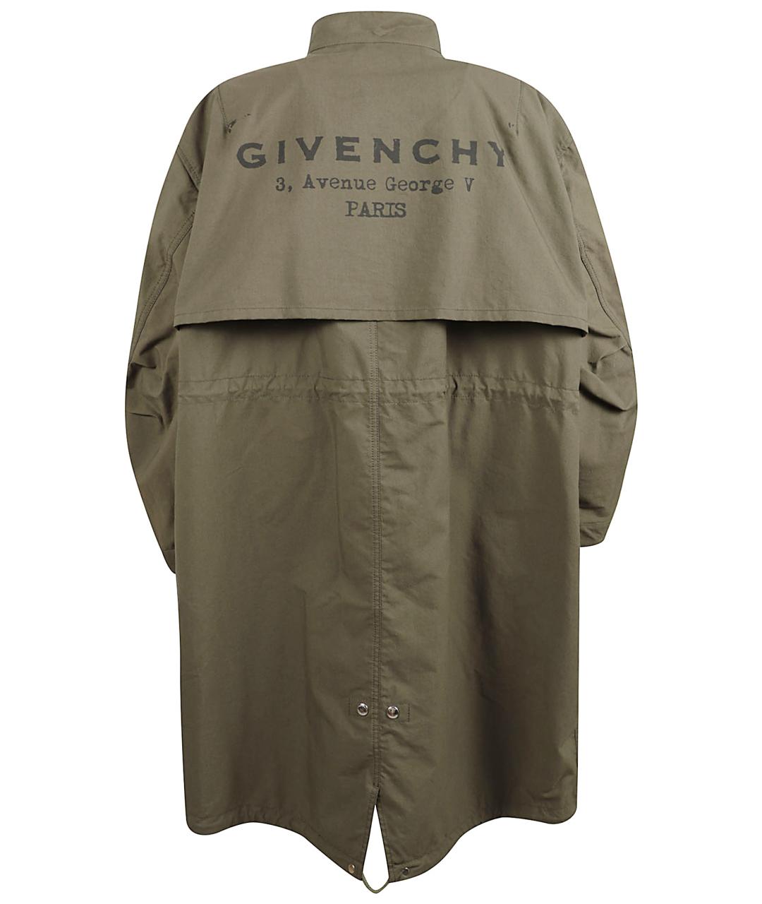 GIVENCHY Хаки хлопковая парка, фото 3