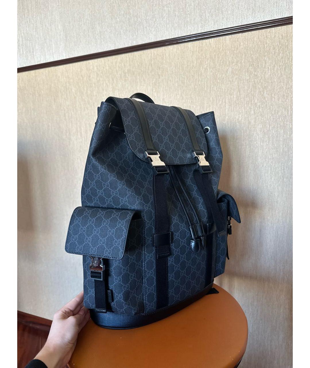 GUCCI Черный рюкзак, фото 2